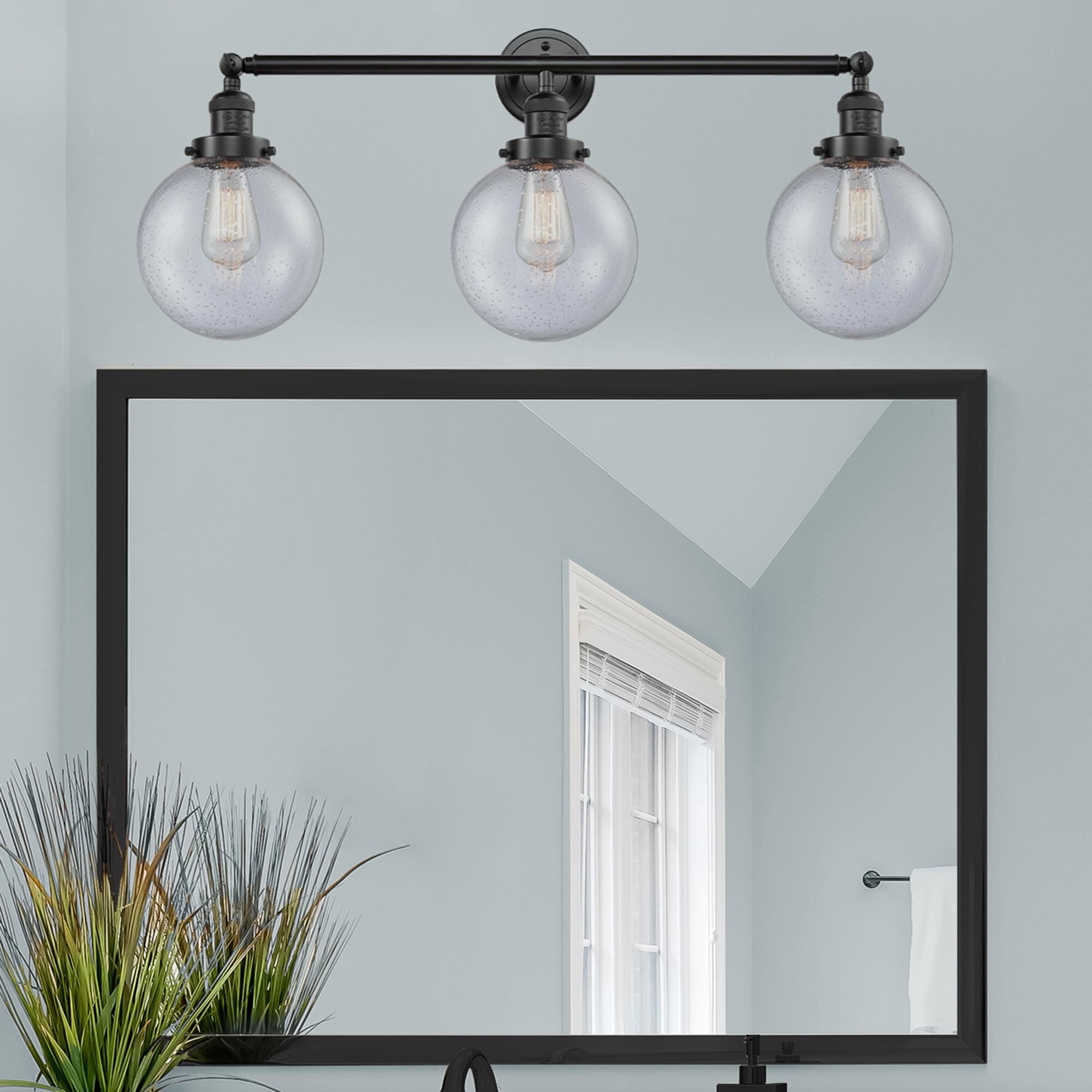 Bruno Marashlian Large Beacon 32 Inch 3 Light Bath Vanity Light by Innovations Lighting