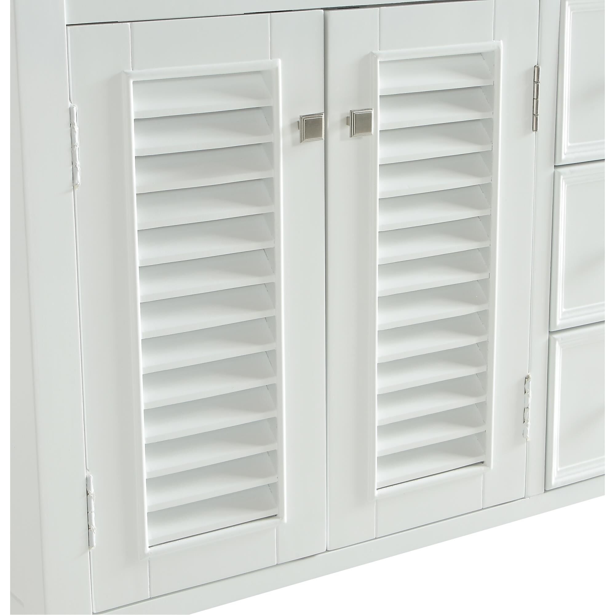 Shown in White finish