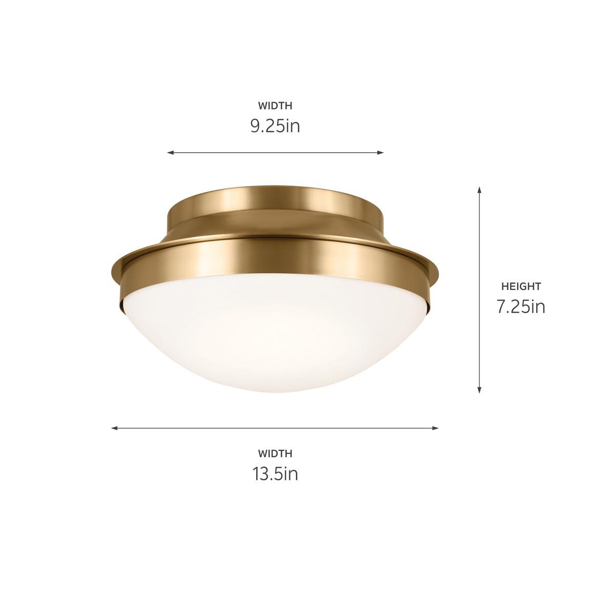 Bretta 2 Light Flush Mount by Kichler Lighting
