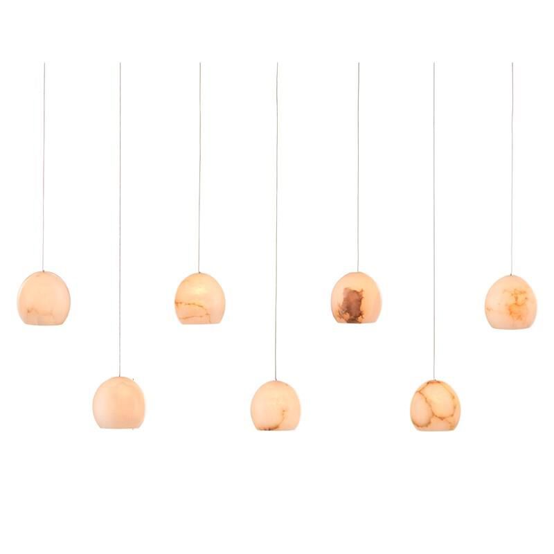 Lazio 57 Inch 7 Light LED Linear Suspension Light by Currey and Company