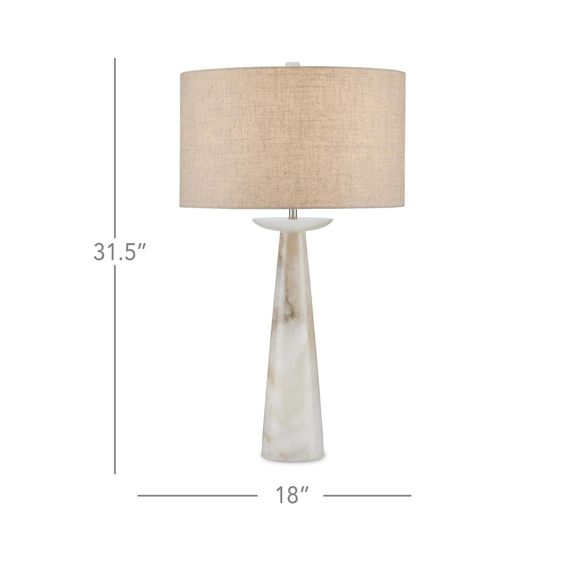 Shown in Natural finish and Natural Linen shade