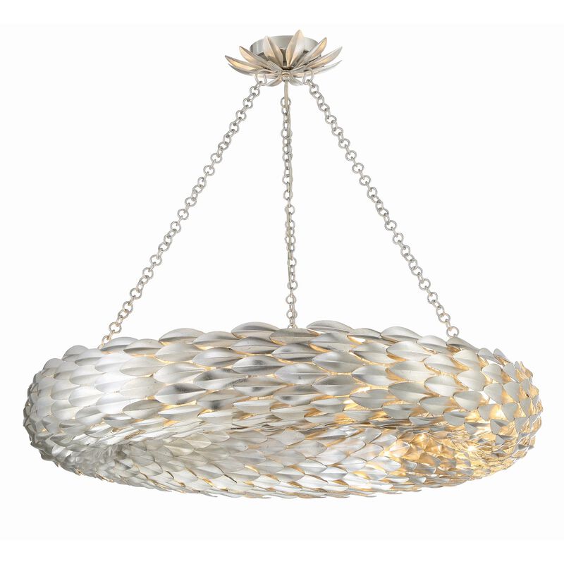 Broche Large Pendant Light by Crystorama