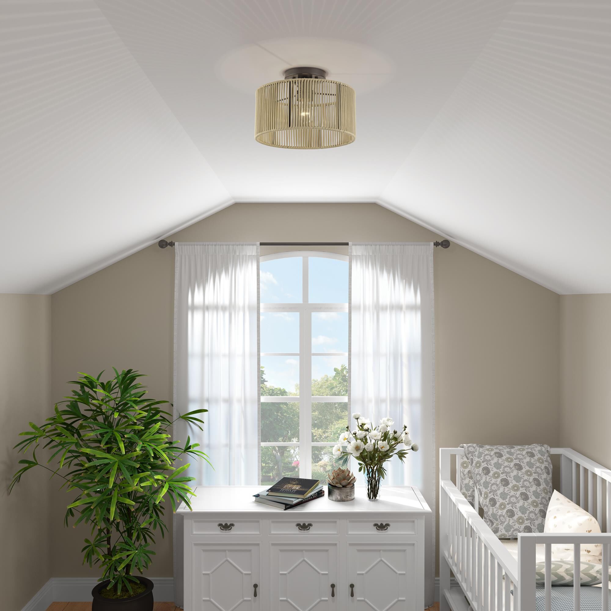 Acordia 12 Inch Semi Flush Mount by Livex Lighting