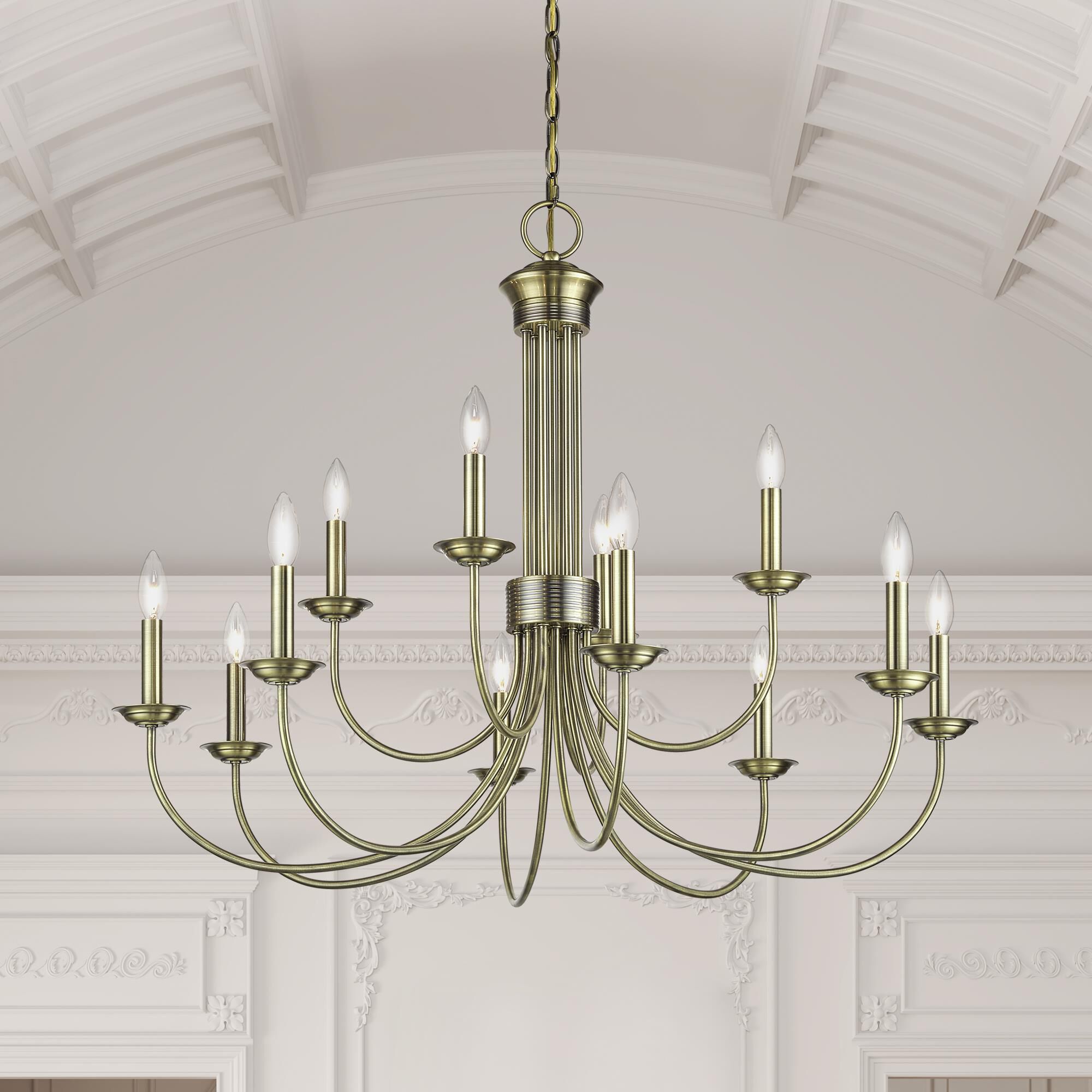 Estate 36 Inch Chandelier by Livex Lighting