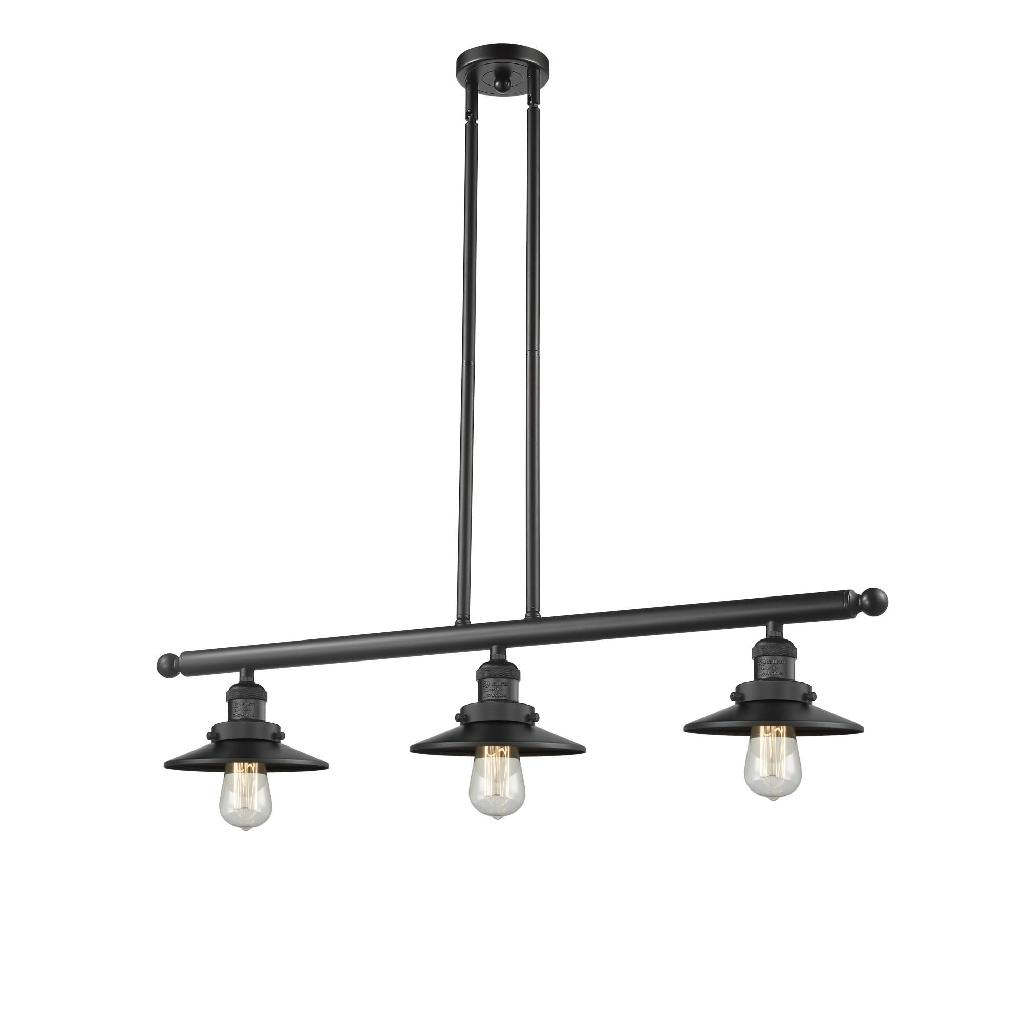Bruno Marashlian Railroad 36 Inch 3 Light Linear Suspension Light by Innovations Lighting