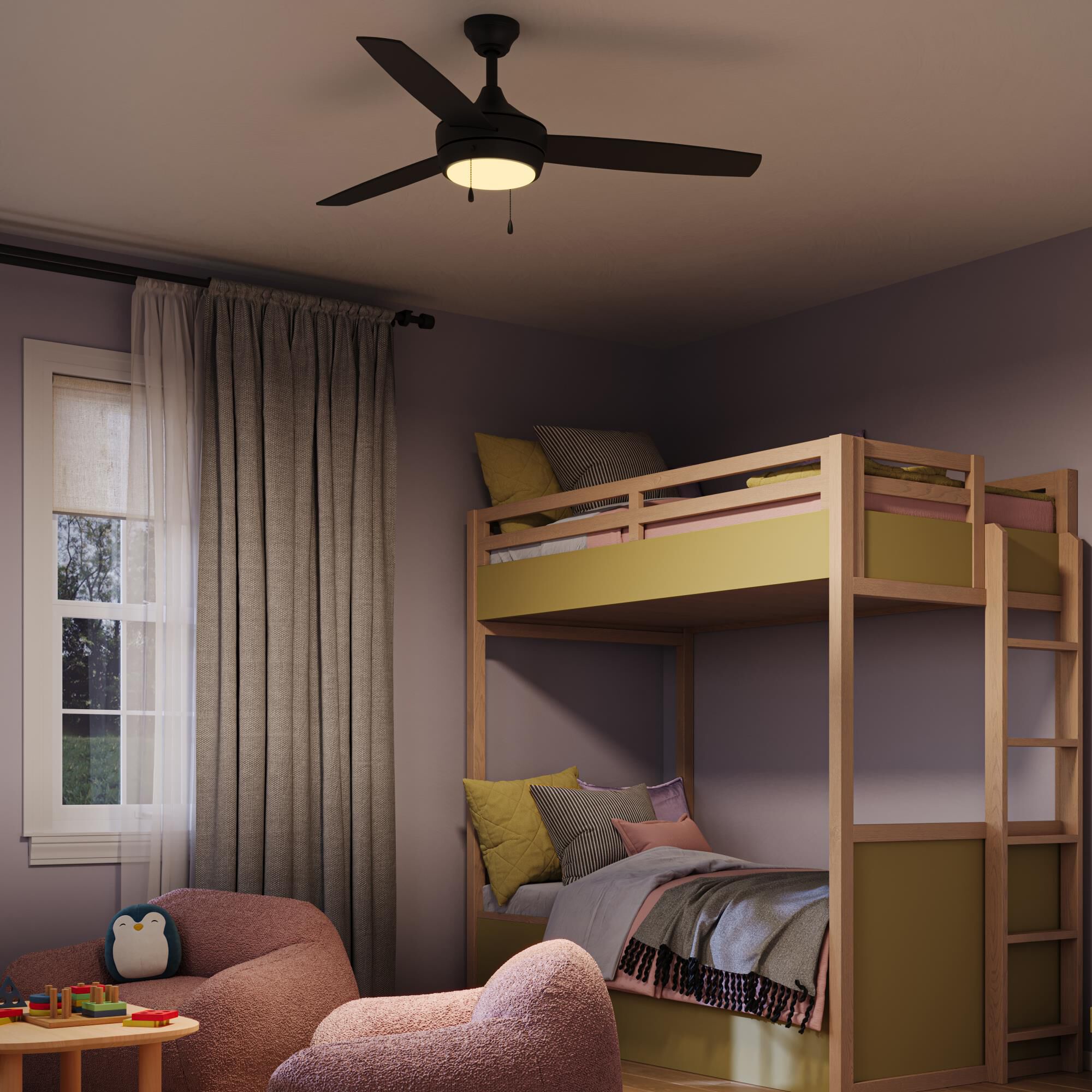 Nolyn 52 Inch Ceiling Fan with Light Kit by Progress Lighting