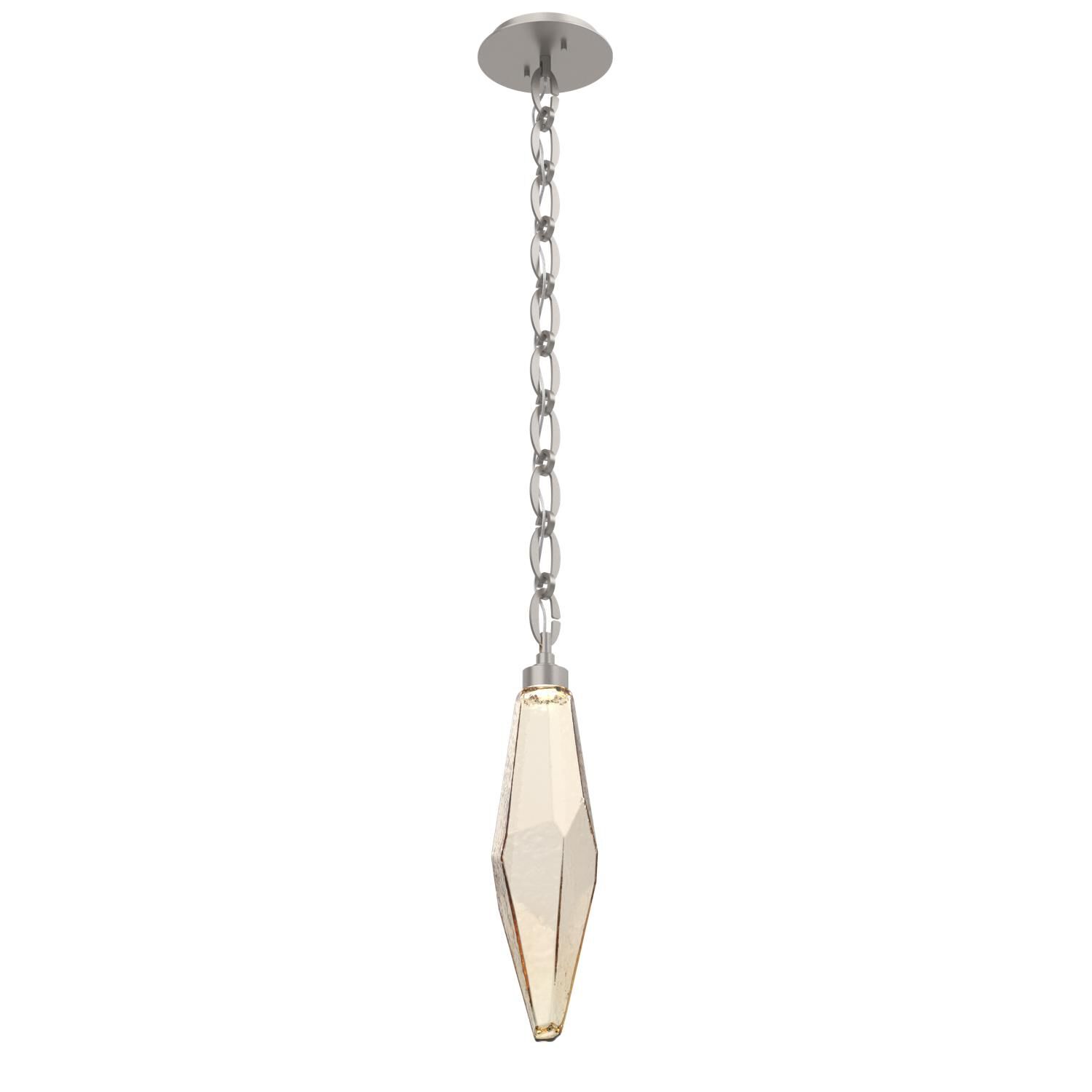 Levi Wilson Rock Crystal 6 Inch Mini Pendant by Hammerton Studio