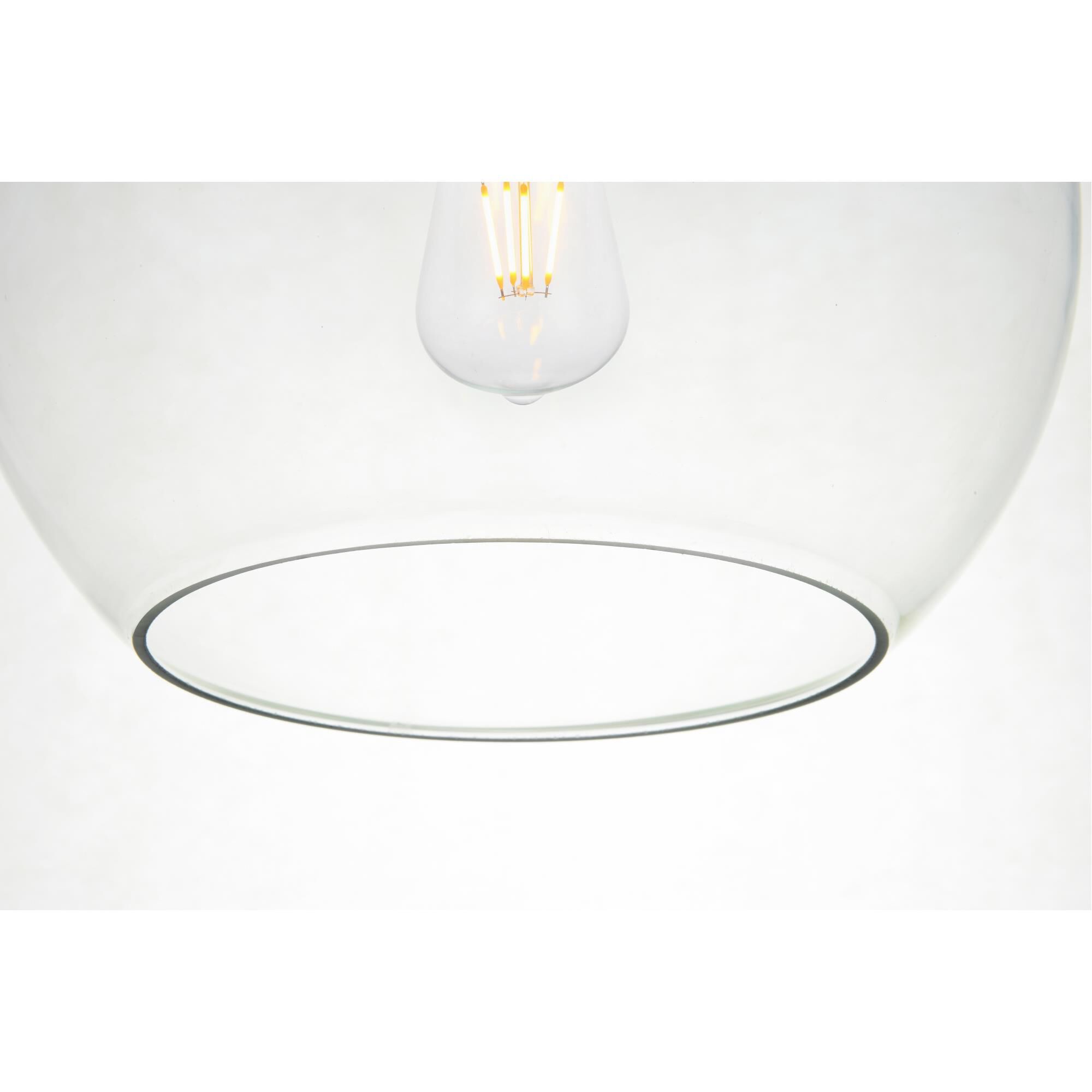 Baxter 20 Inch Multi Light Pendant by Elegant Lighting