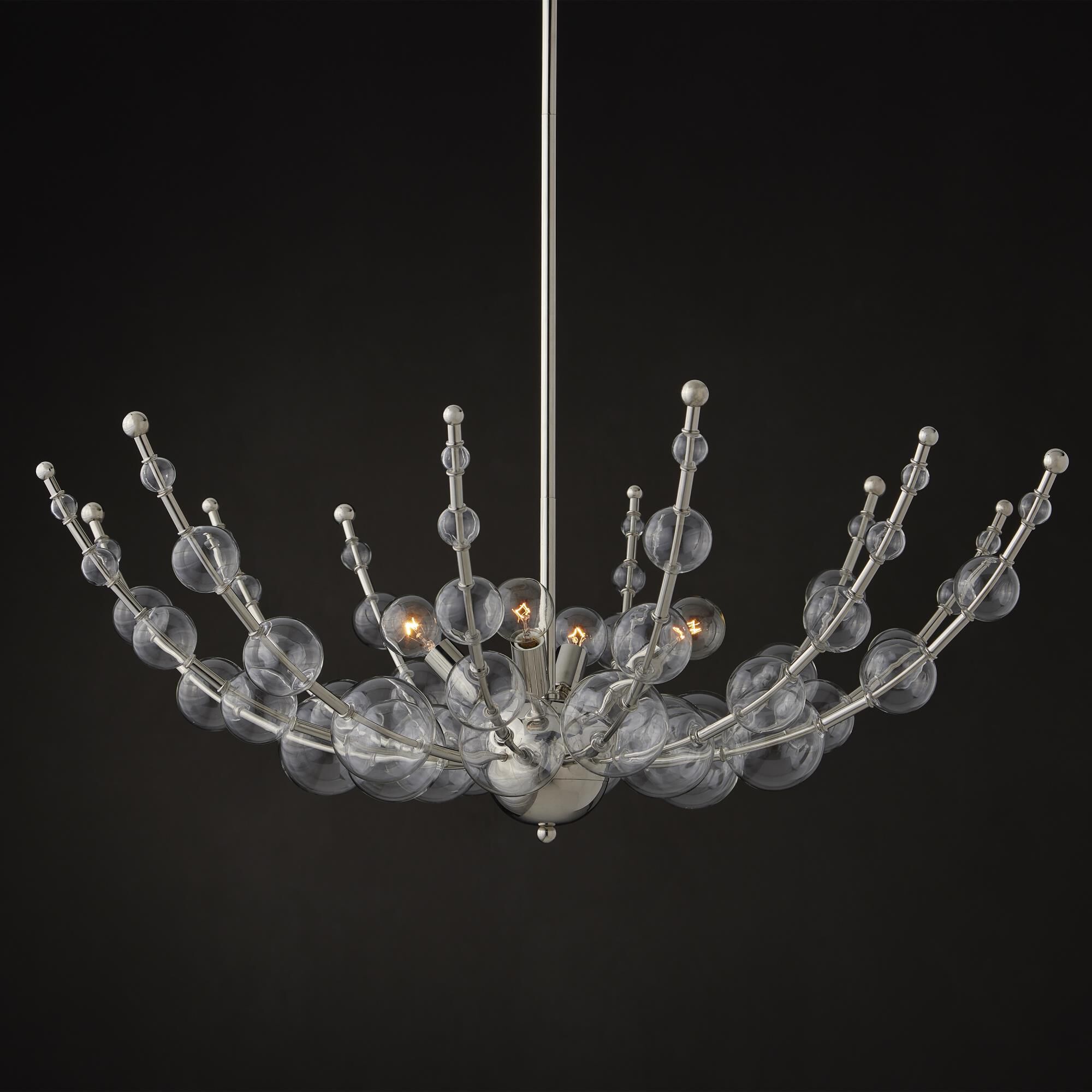 Abberton 31 Inch 4 Light Chandelier by Currey and Company