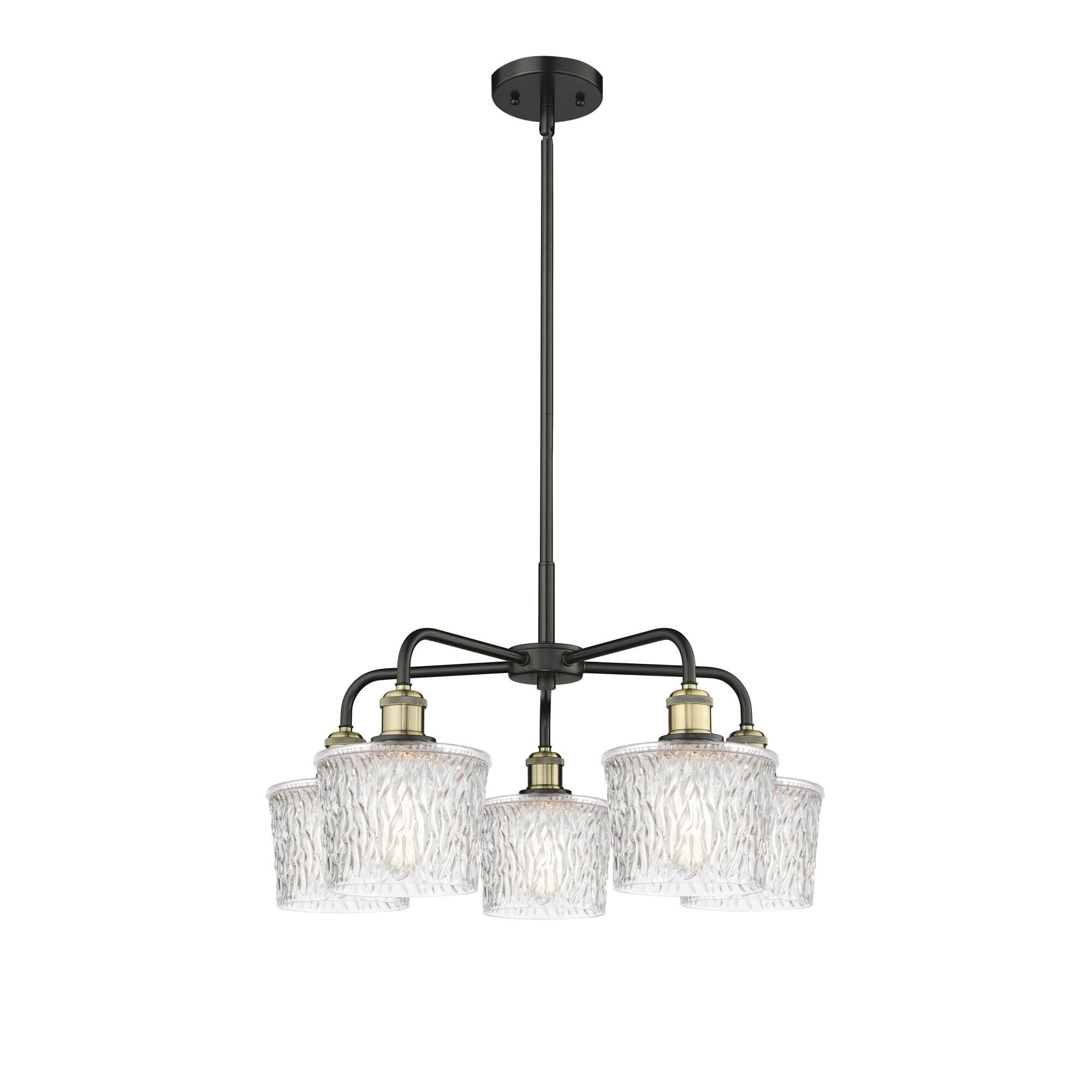 Shown in Black Antique Brass finish and Clear glass