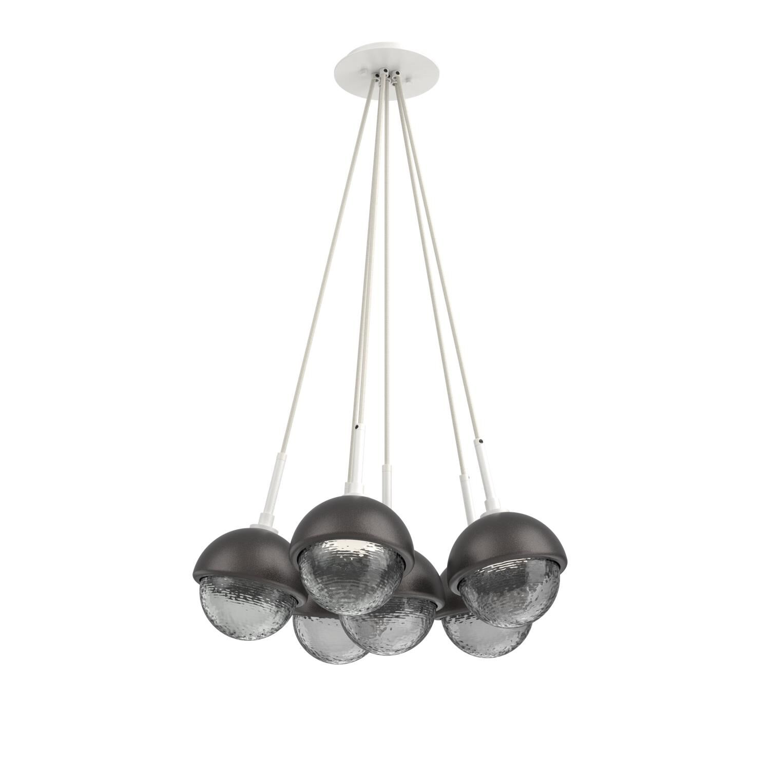 Levi Wilson Cabochon 19 Inch Multi Pendant Light by Hammerton Studio