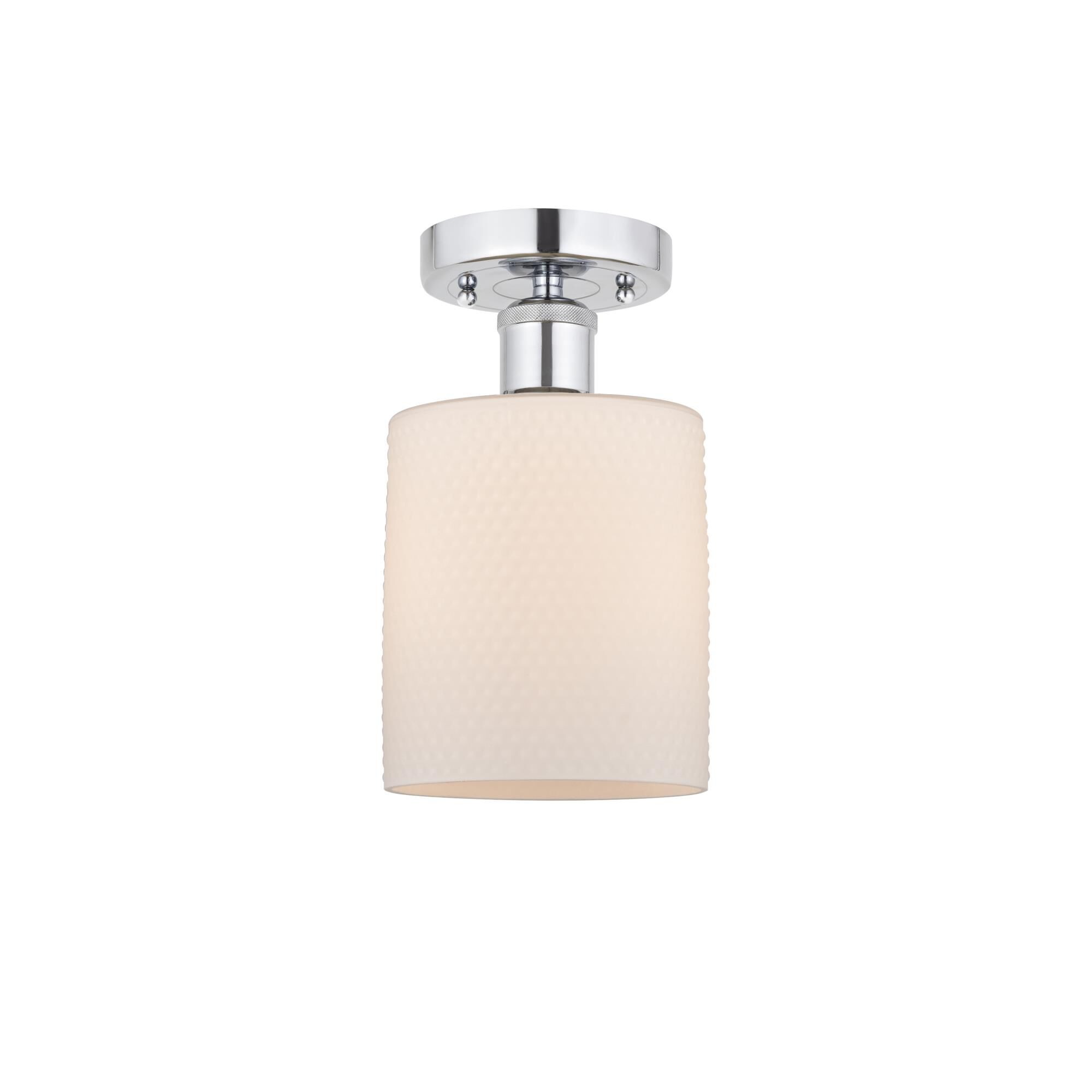 Bruno Marashlian Cobbleskill 5 Inch 1 Light Semi Flush Mount by Innovations Lighting