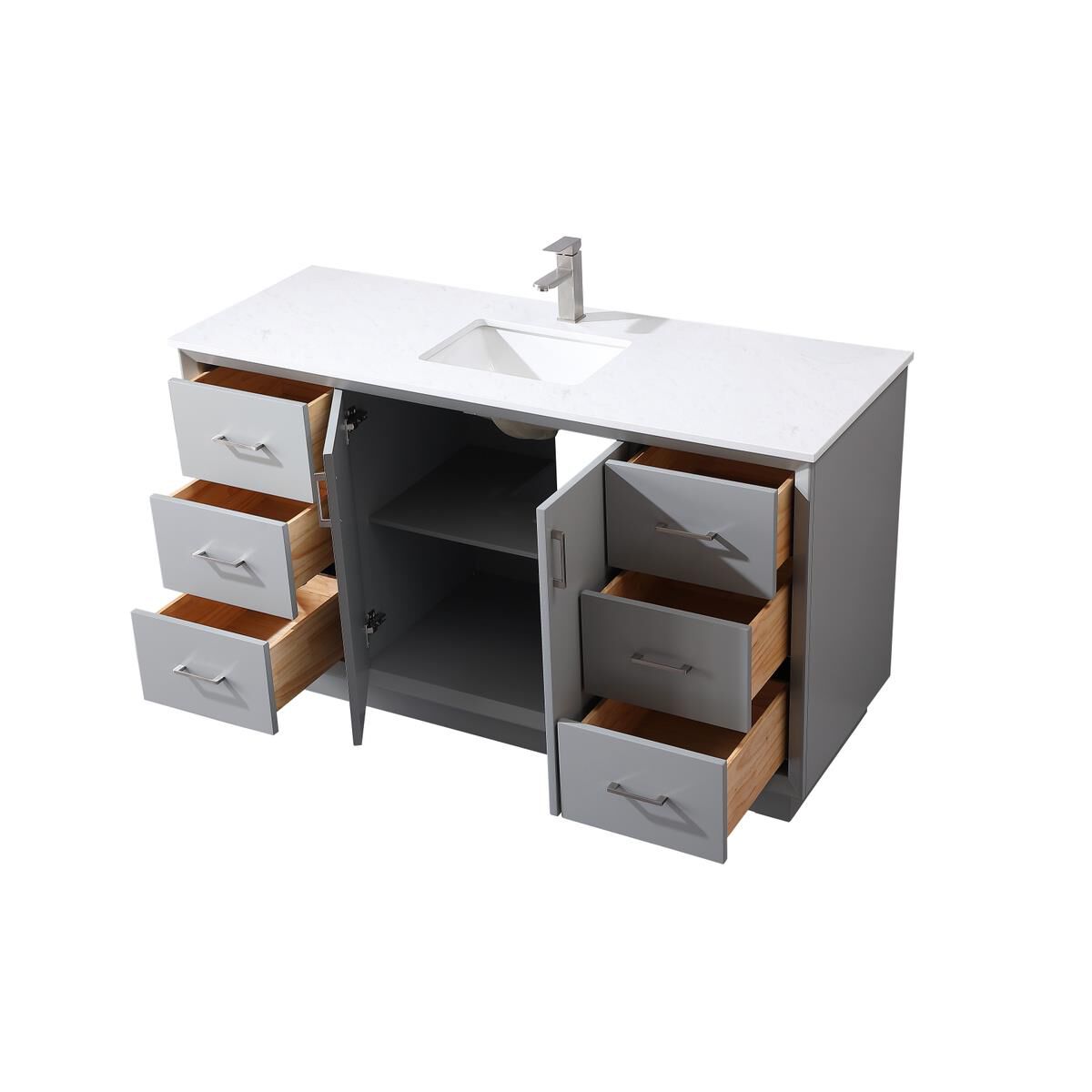 Hayes 60 Inch Bath Vanity by Elegant Decor