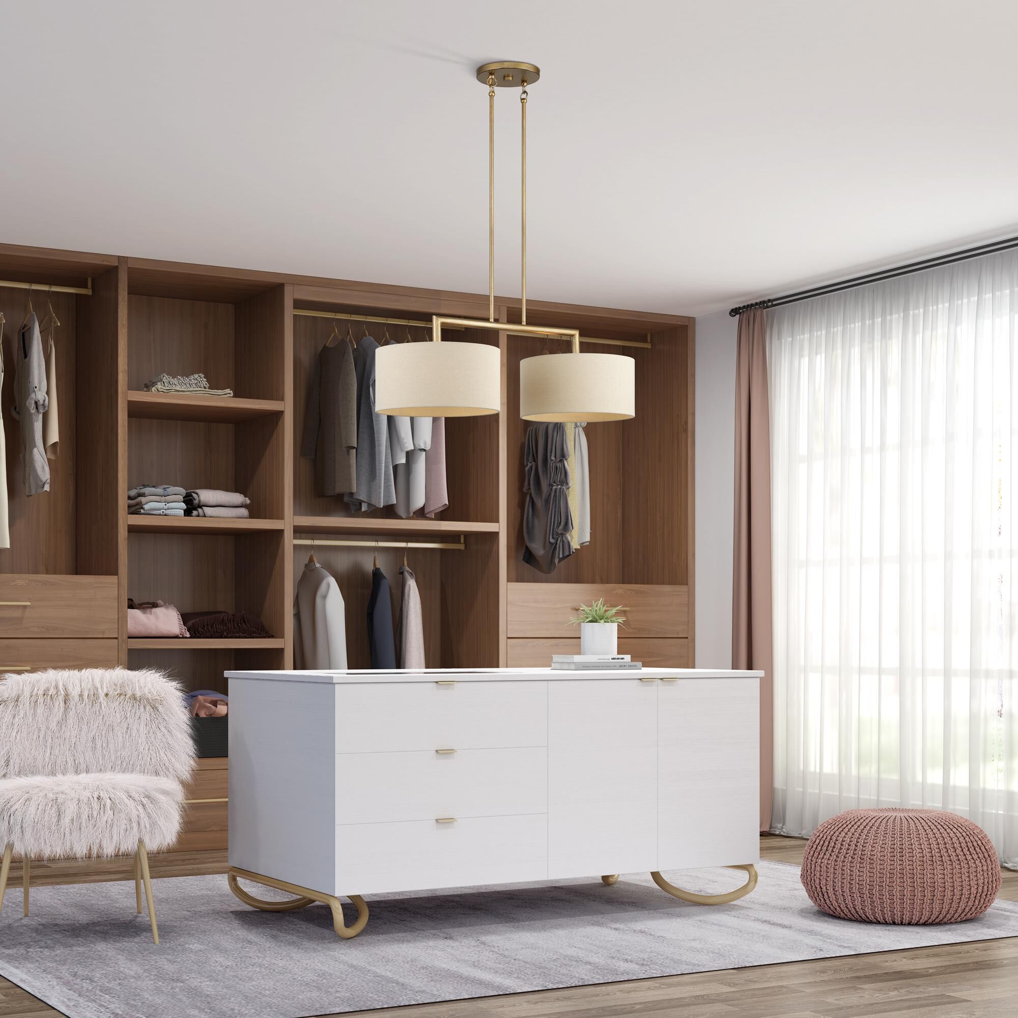 Bellingham 35 Inch Linear Suspension Light by Livex Lighting