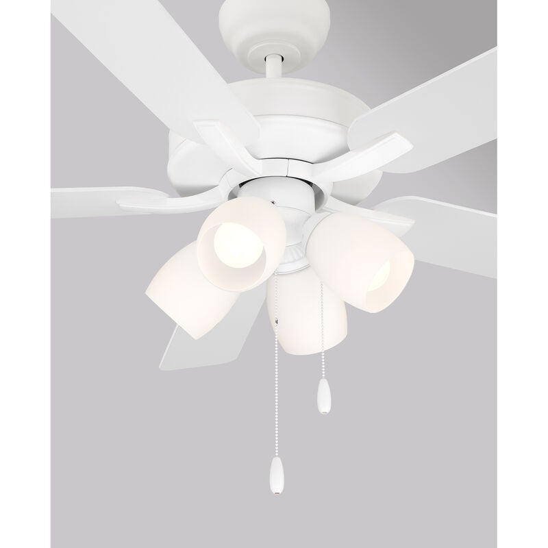 52 Inch Ceiling Fan with Light Kit by Meridian Lighting