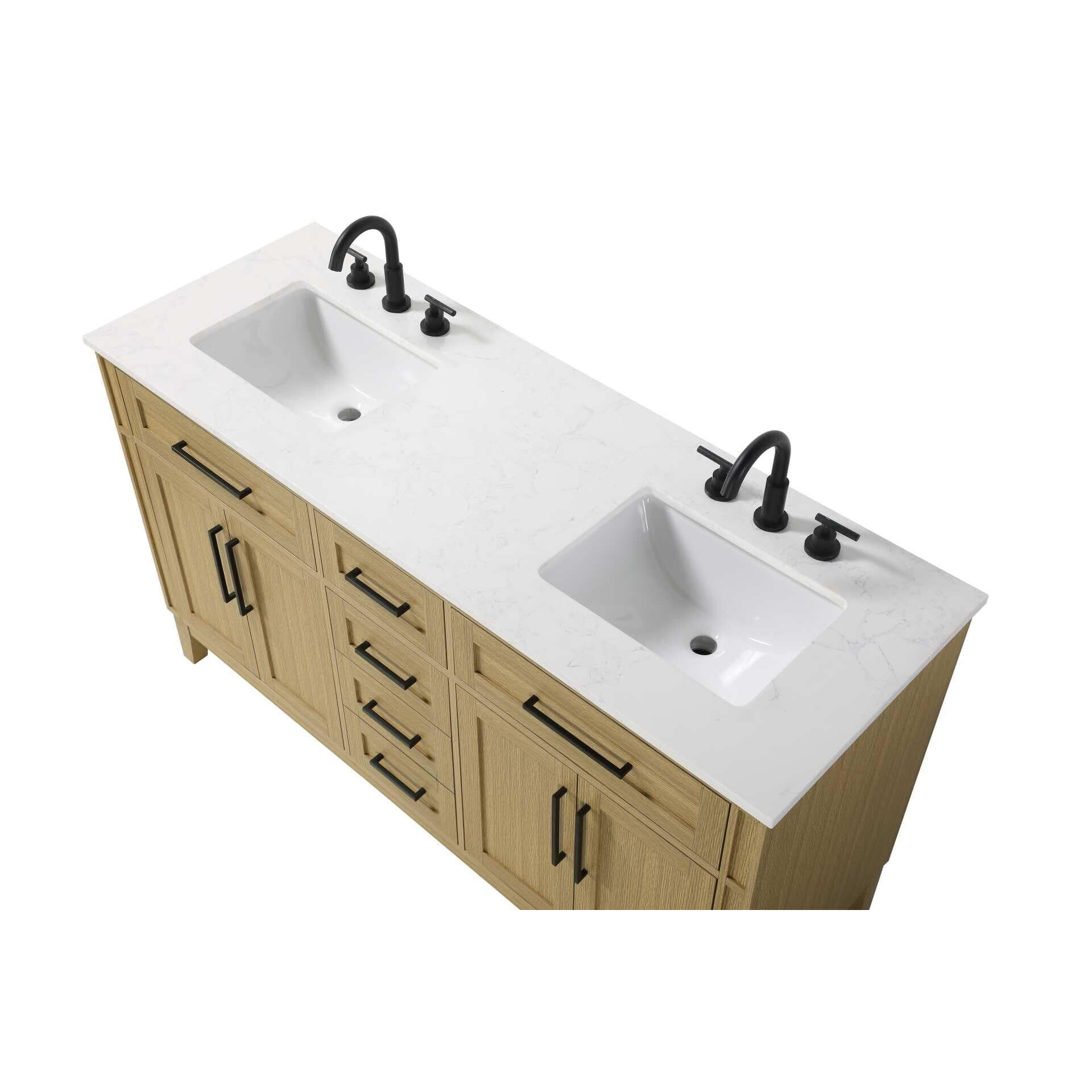 Virginia 60 Inch Bath Vanity by Elegant Decor