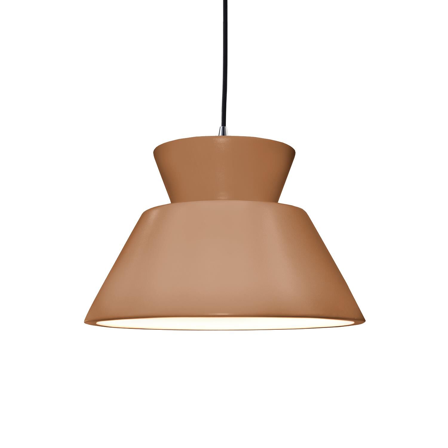 Trapezoid 11 Inch Mini Pendant by Justice Design Group