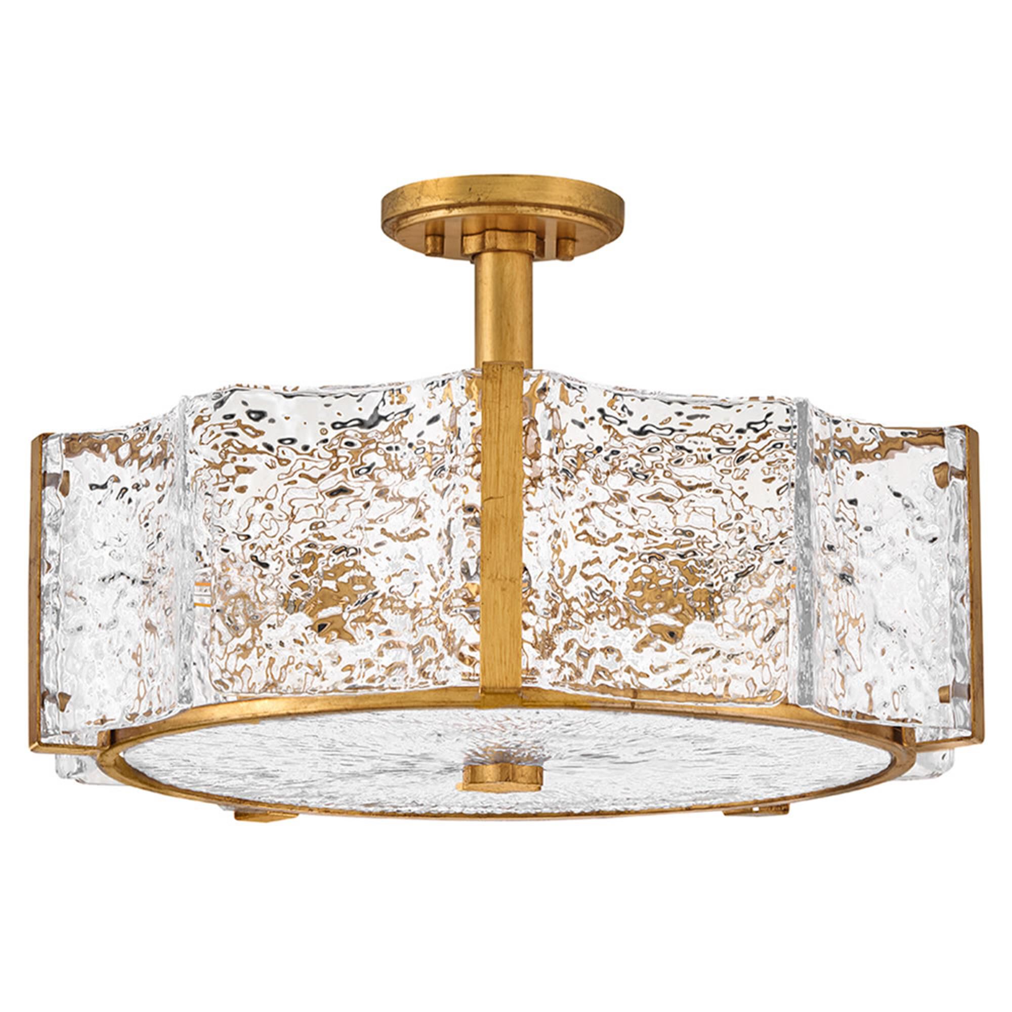 Florian 20 Inch 5 Light Semi Flush Mount,