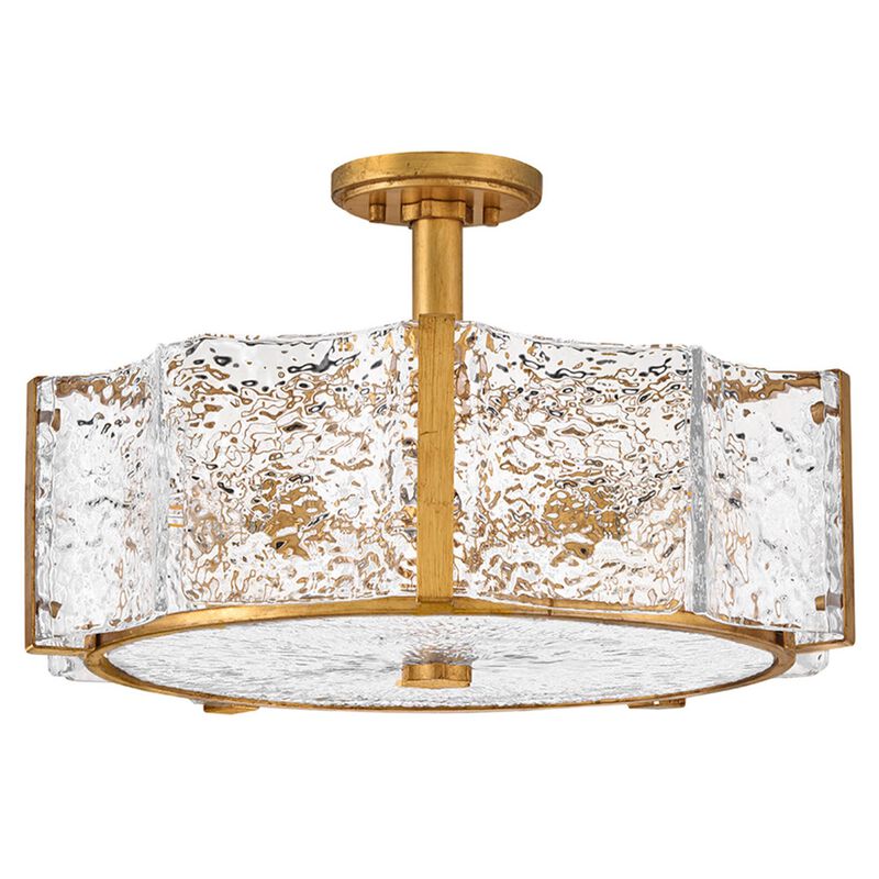 Florian 20 Inch 5 Light Semi Flush Mount by Fredrick Ramond