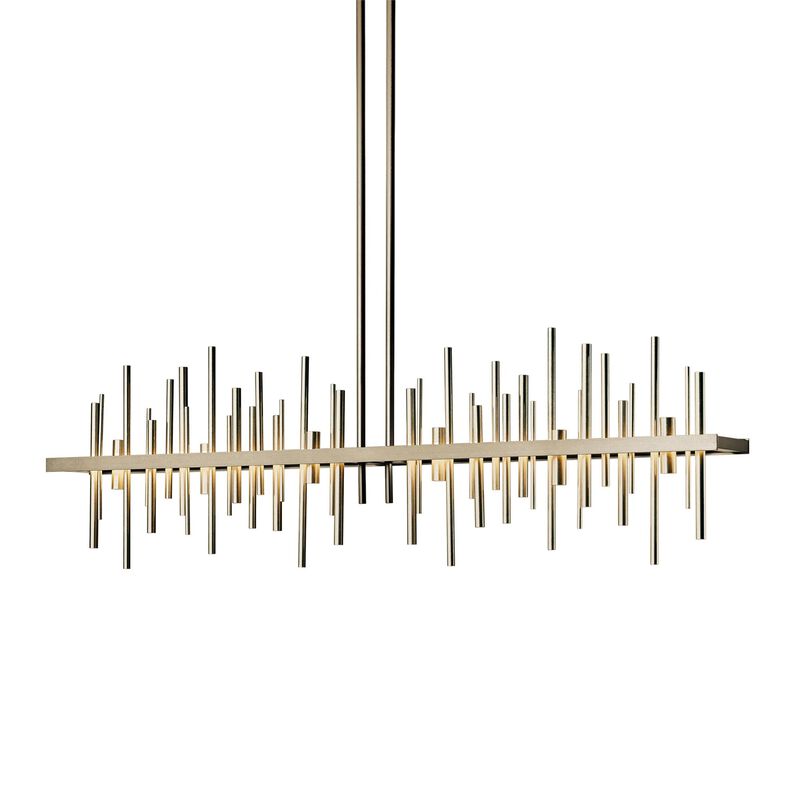Cityscape Medium Linear Chandelier by Hubbardton Forge