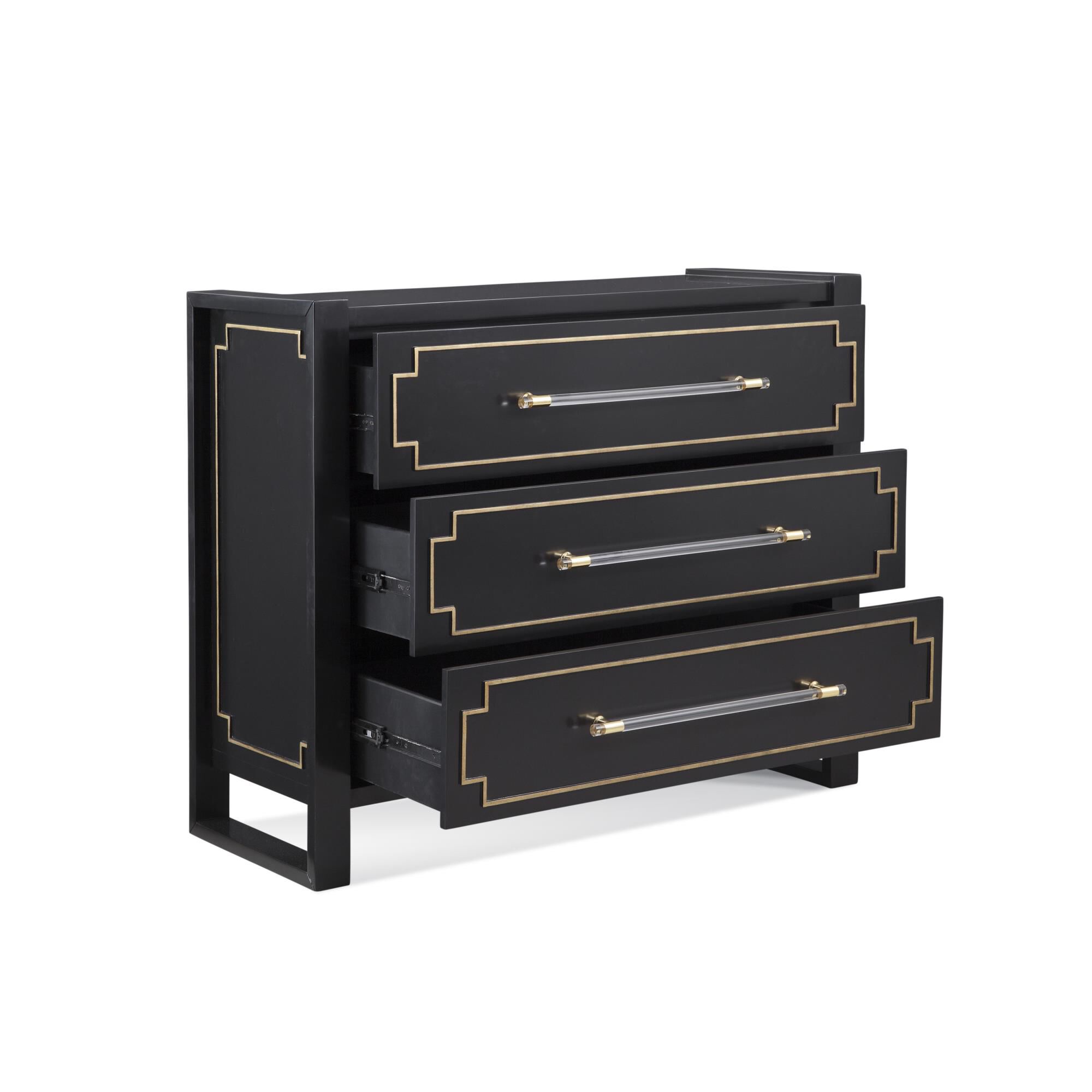 Lowery 44 Inch Storage Cabinet by Bassett Mirror Company