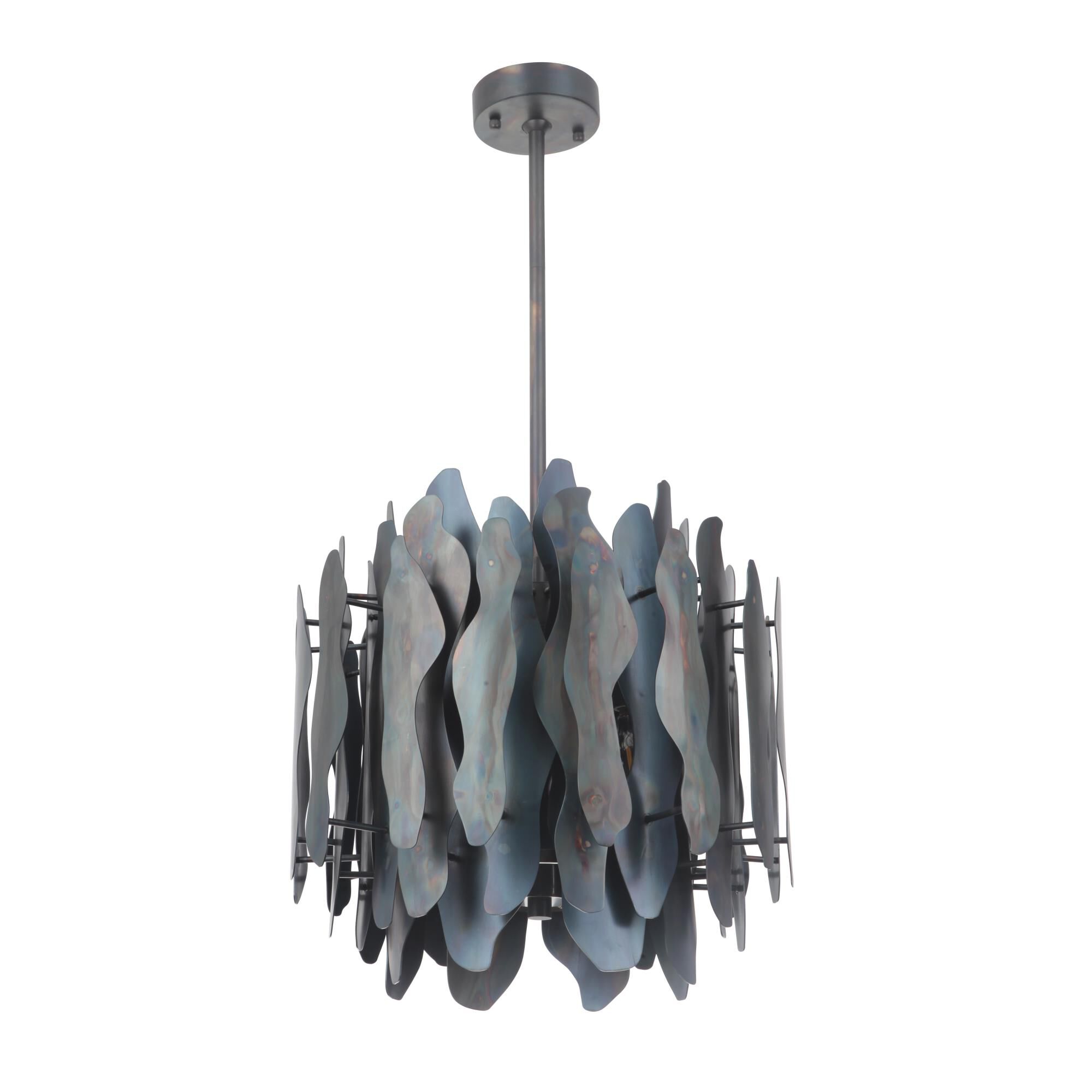 Shown in Fired Steel finish