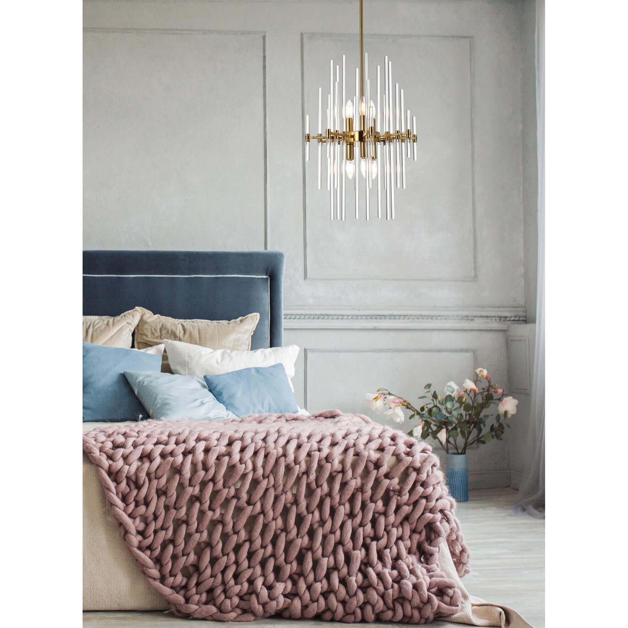 Sienna 17 Inch Large Pendant by Elegant Lighting