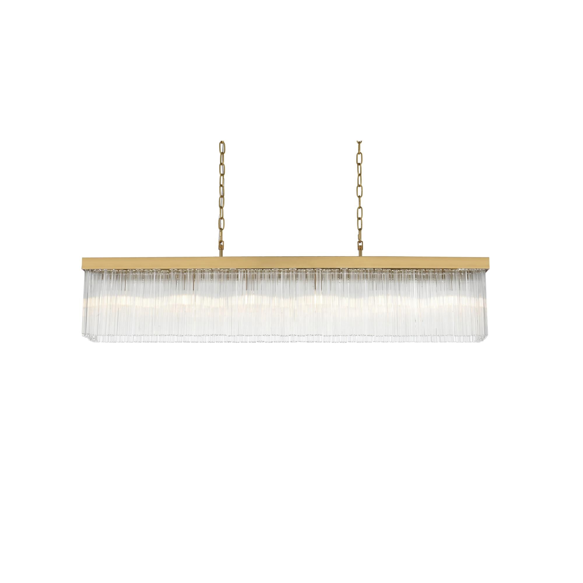 Shown in Satin Gold And Clear finish and Rc crystal