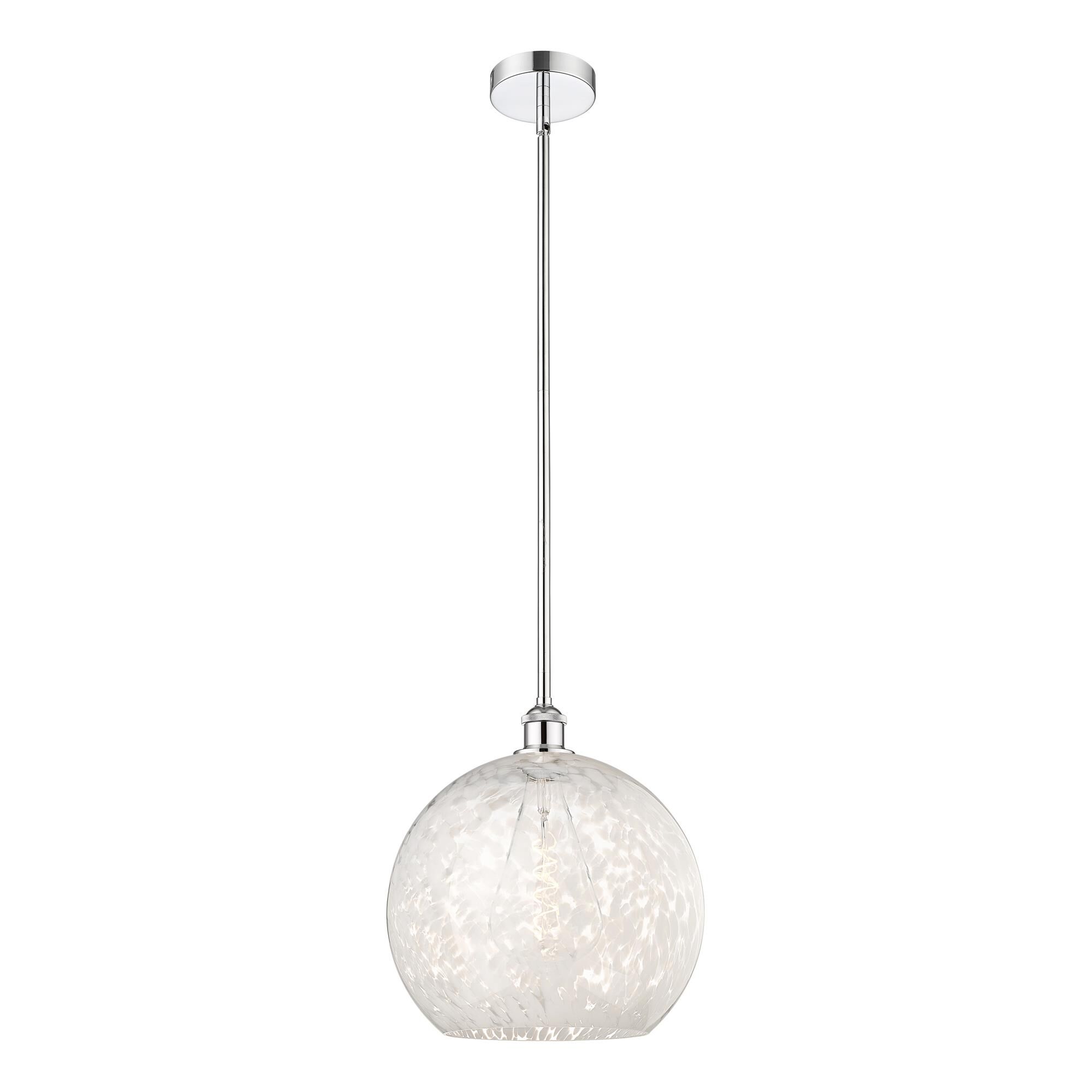 Bruno Marashlian White Mouchette 14 Inch Large Pendant by Innovations Lighting