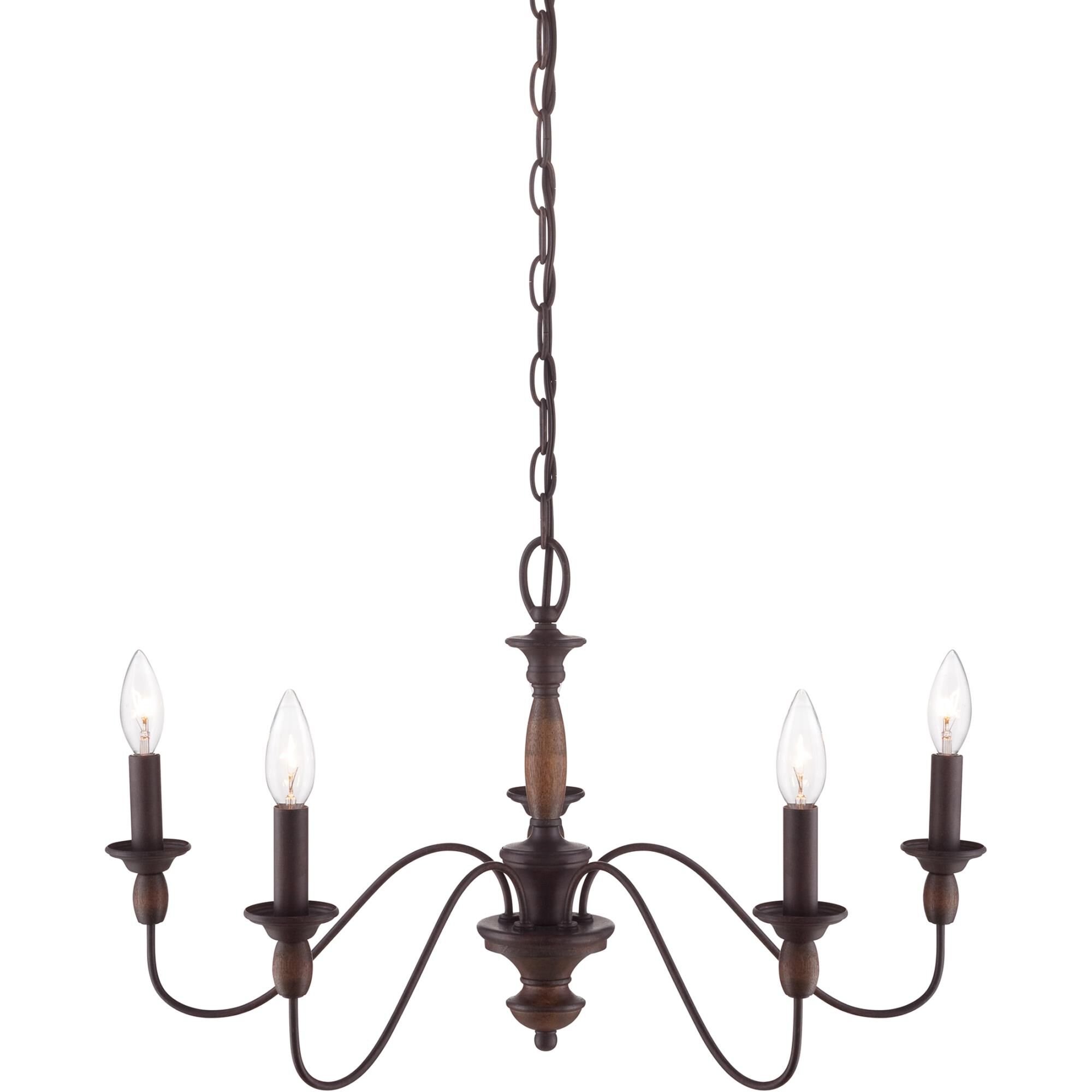 Holbrook 24 Inch 5 Light Chandelier by Quoizel