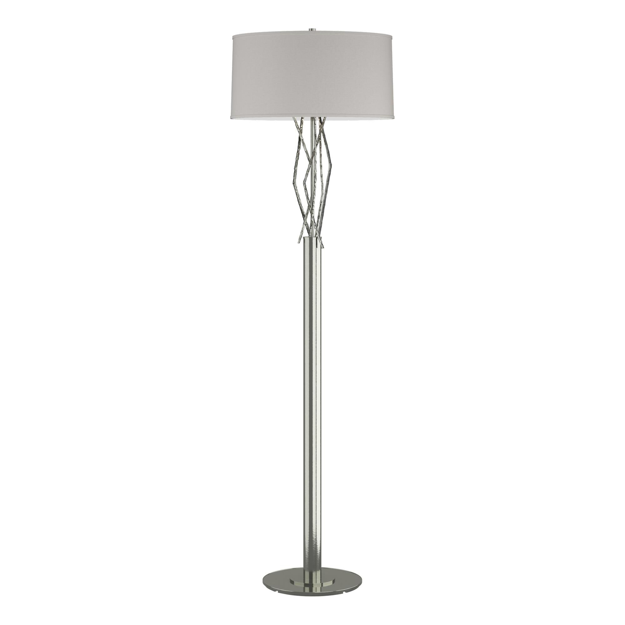 Shown in Sterling finish and Flax shade