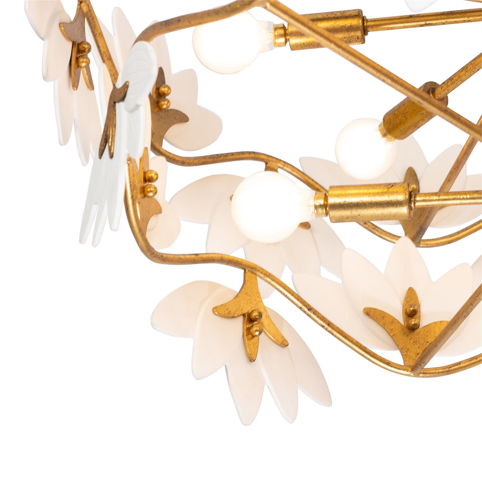 Shown in Oxidized Gold Leaf finish