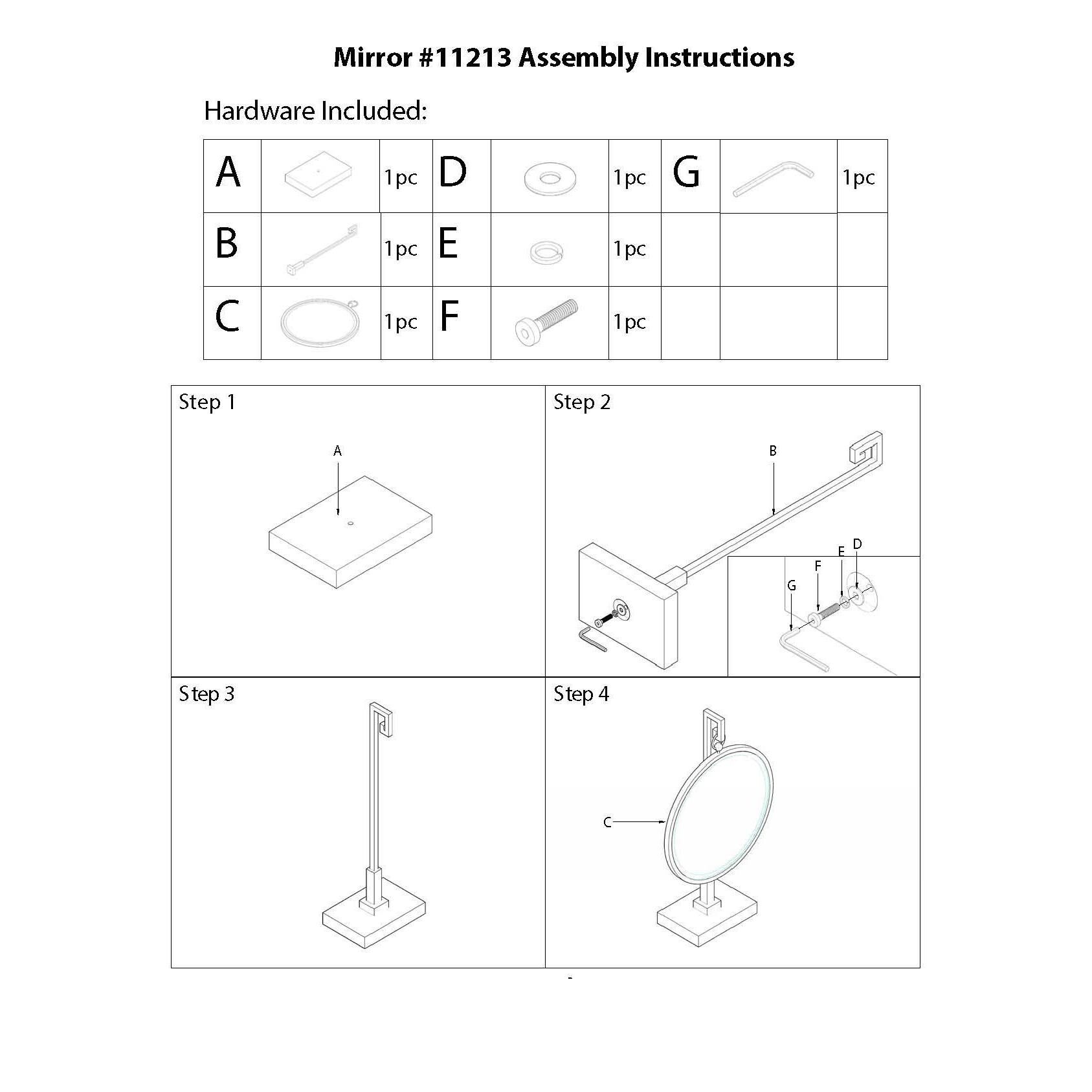 Shown in Bright Gold finish