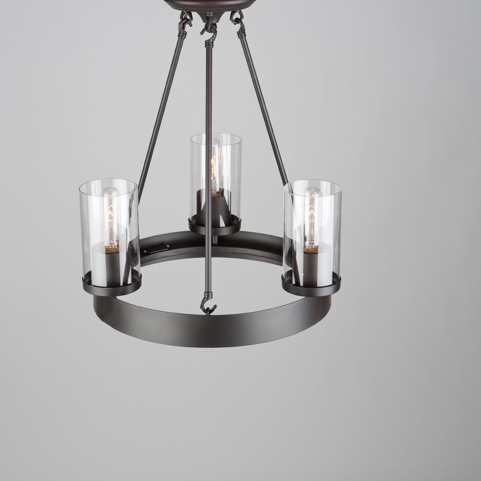 Menlo Park 17 Inch 3 Light Mini Chandelier by Artcraft