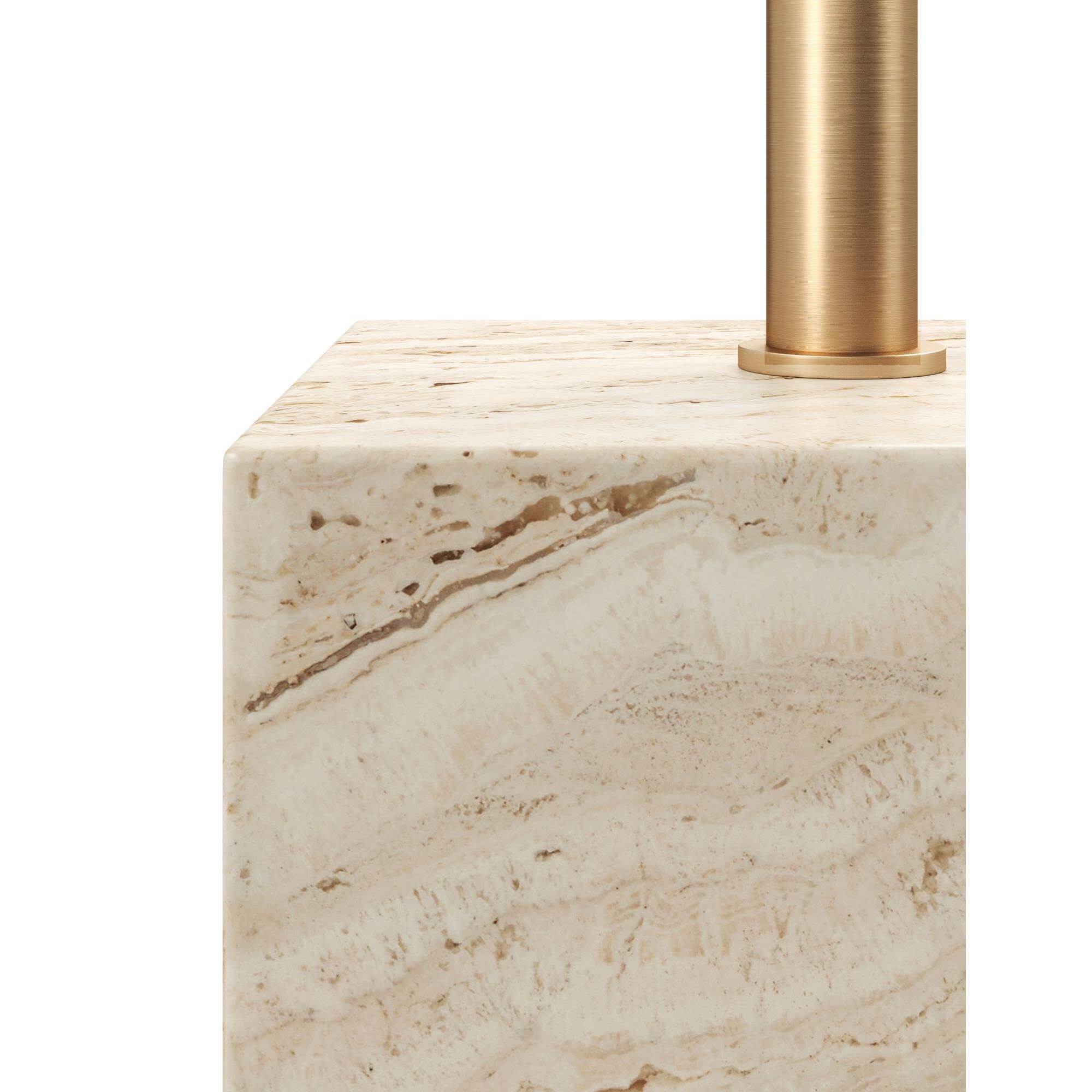 Shown in Natural and Polished Brass finish