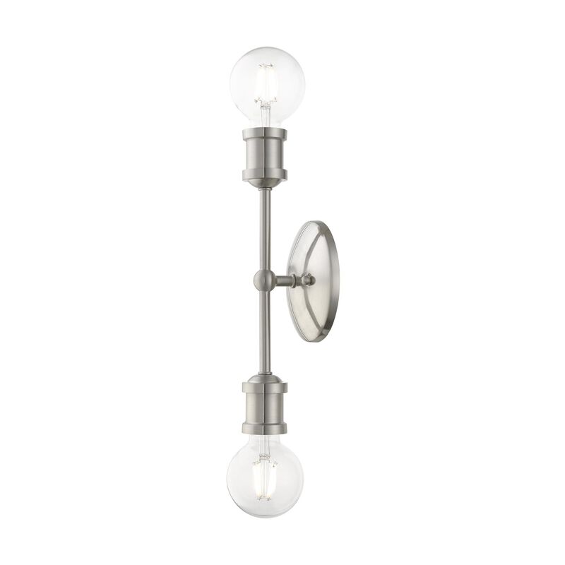 Lansdale 12 Inch 2 Light Bath Vanity Light by Livex Lighting