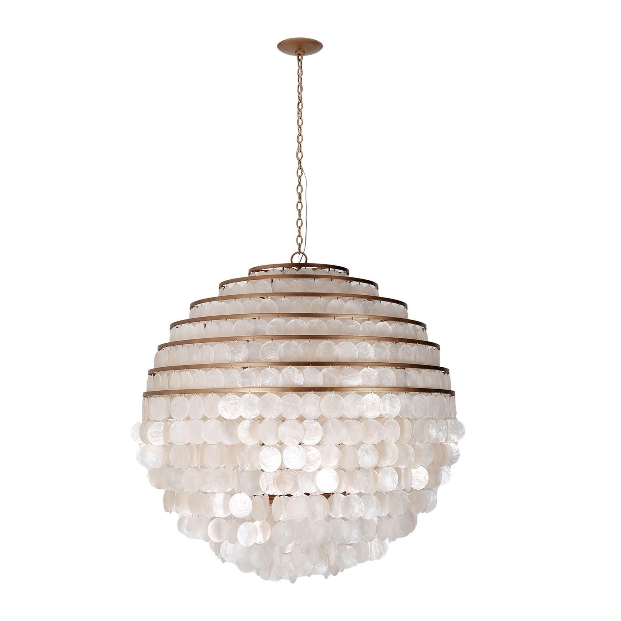 Shown in Pearlized Antique Brass finish