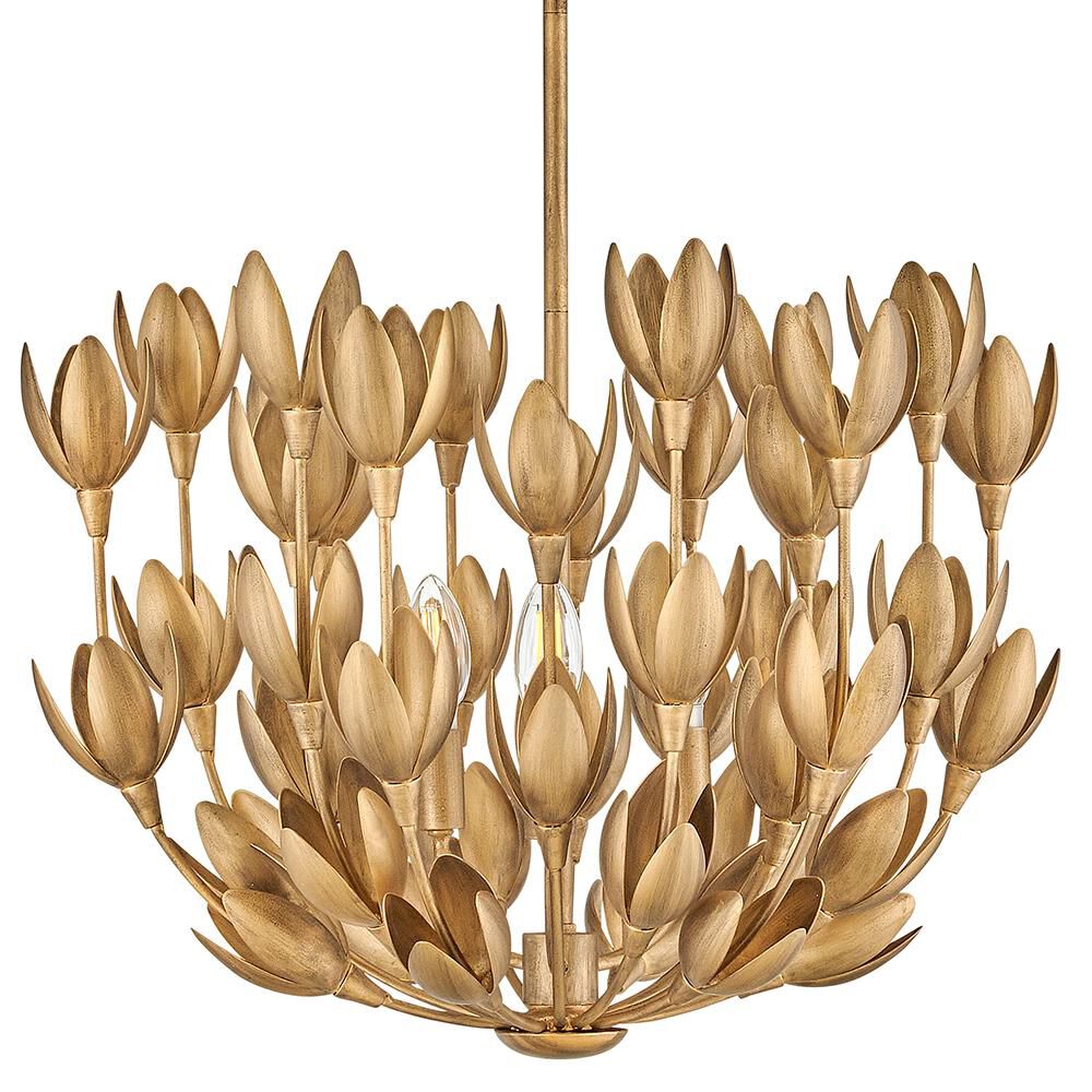 Floraバネルジー Flora 20 Inch 3 Light LED Chandelier | Capitol Lighting