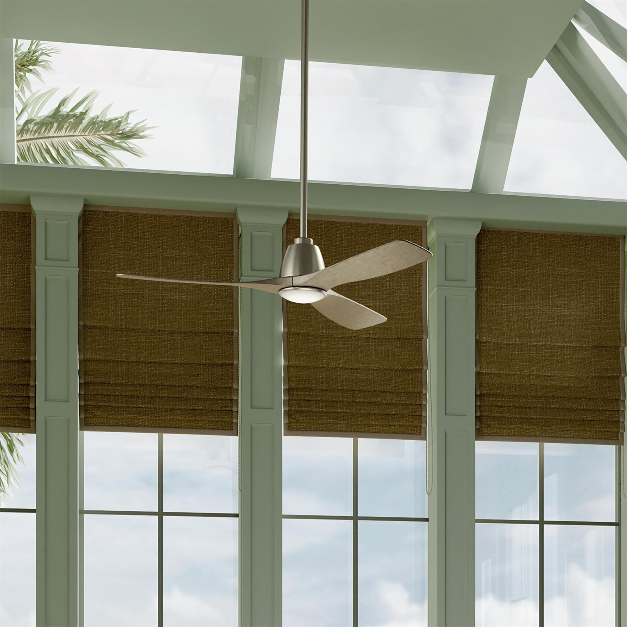 Shown in Brushed Nickel finish and Satin Etched Cased Opal glass