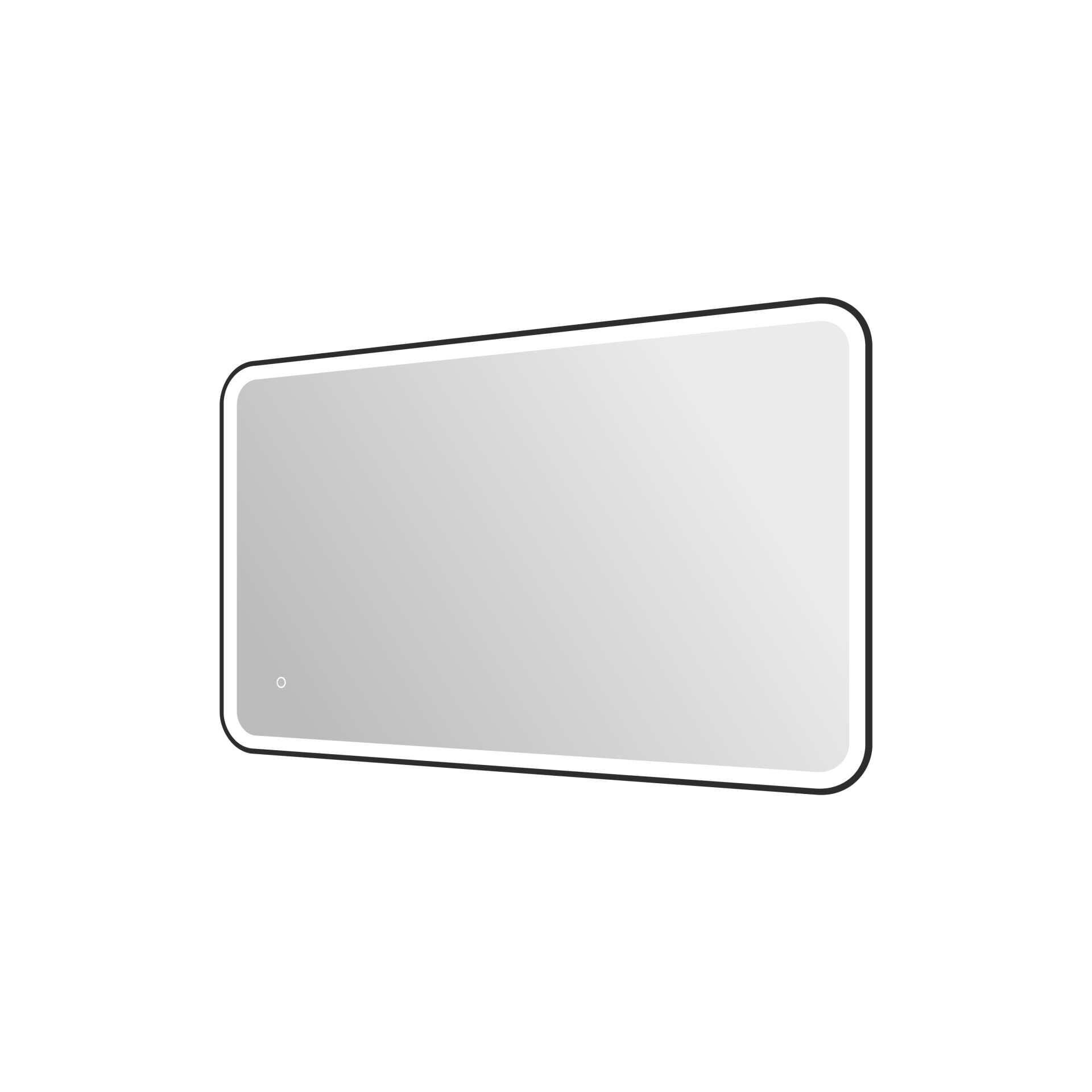 Harmoni 48 Inch Rectangular LED Lighted Mirror by Elegant Decor