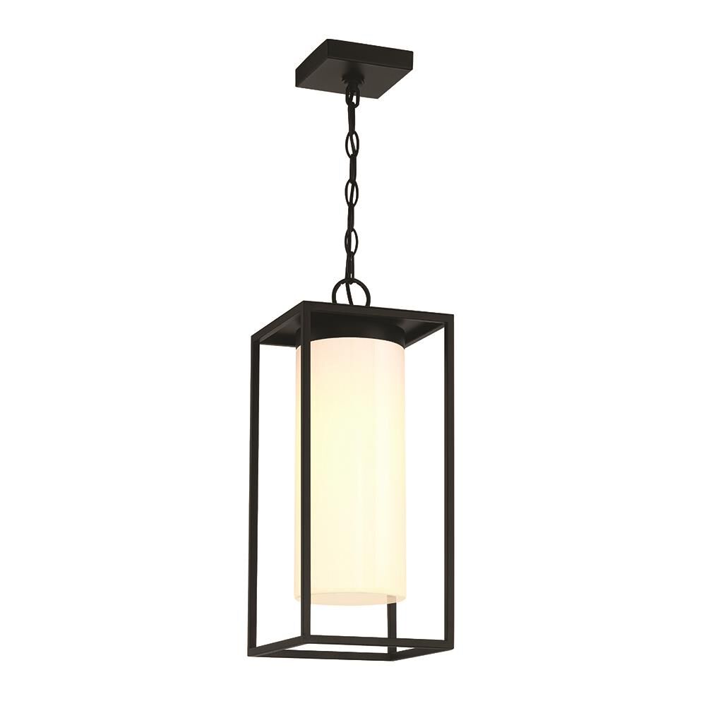 Shown in Satin Black finish and Glass shade