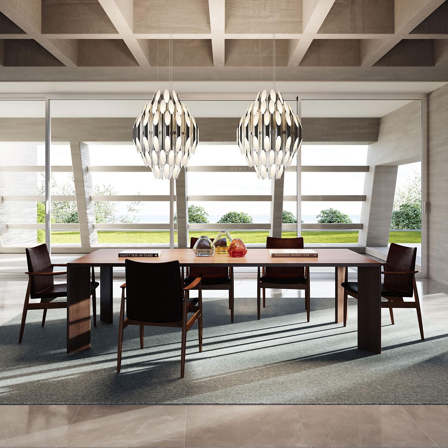 Chimes 24 Inch Large Pendant by SONNEMAN