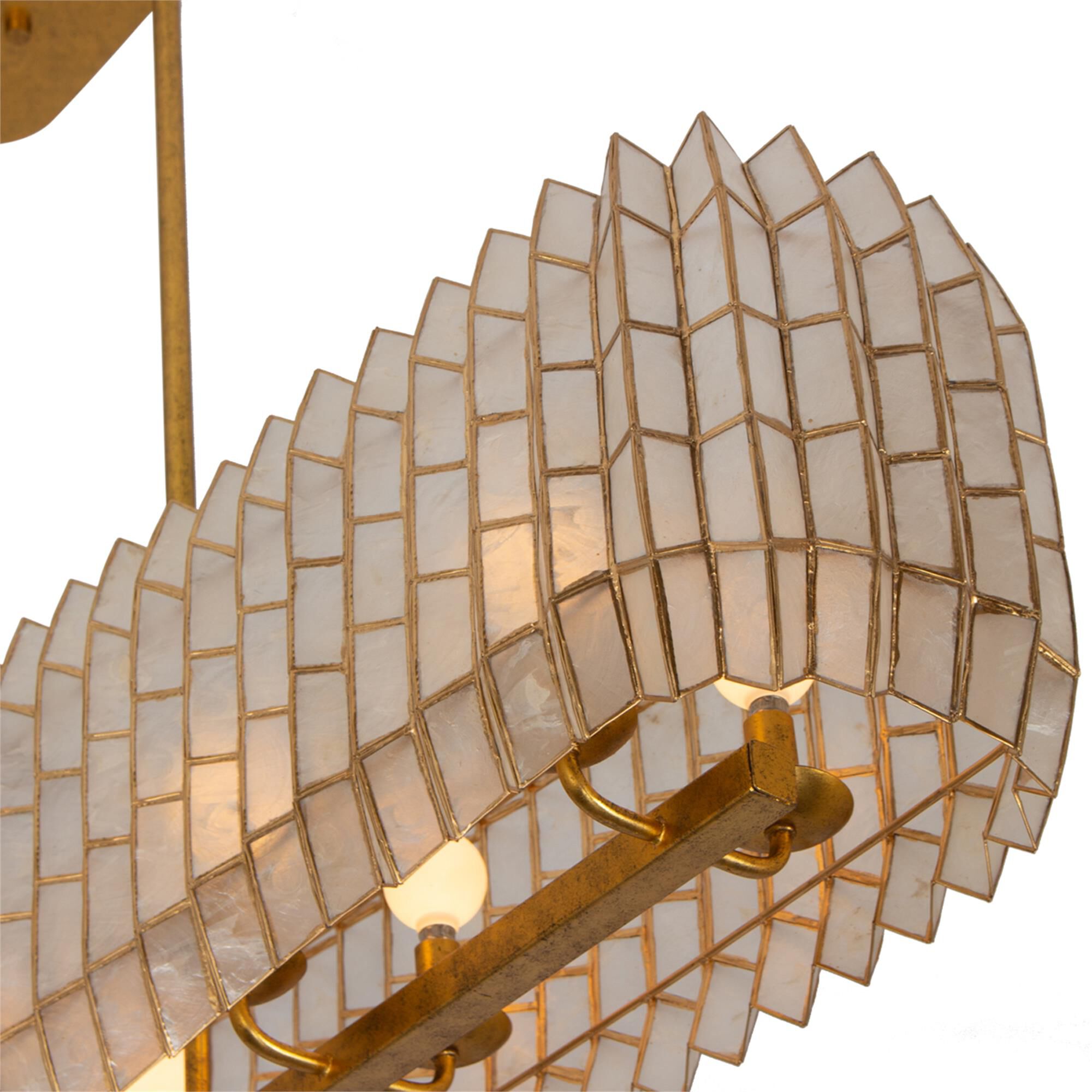 Shown in Oxidized Gold Leaf finish