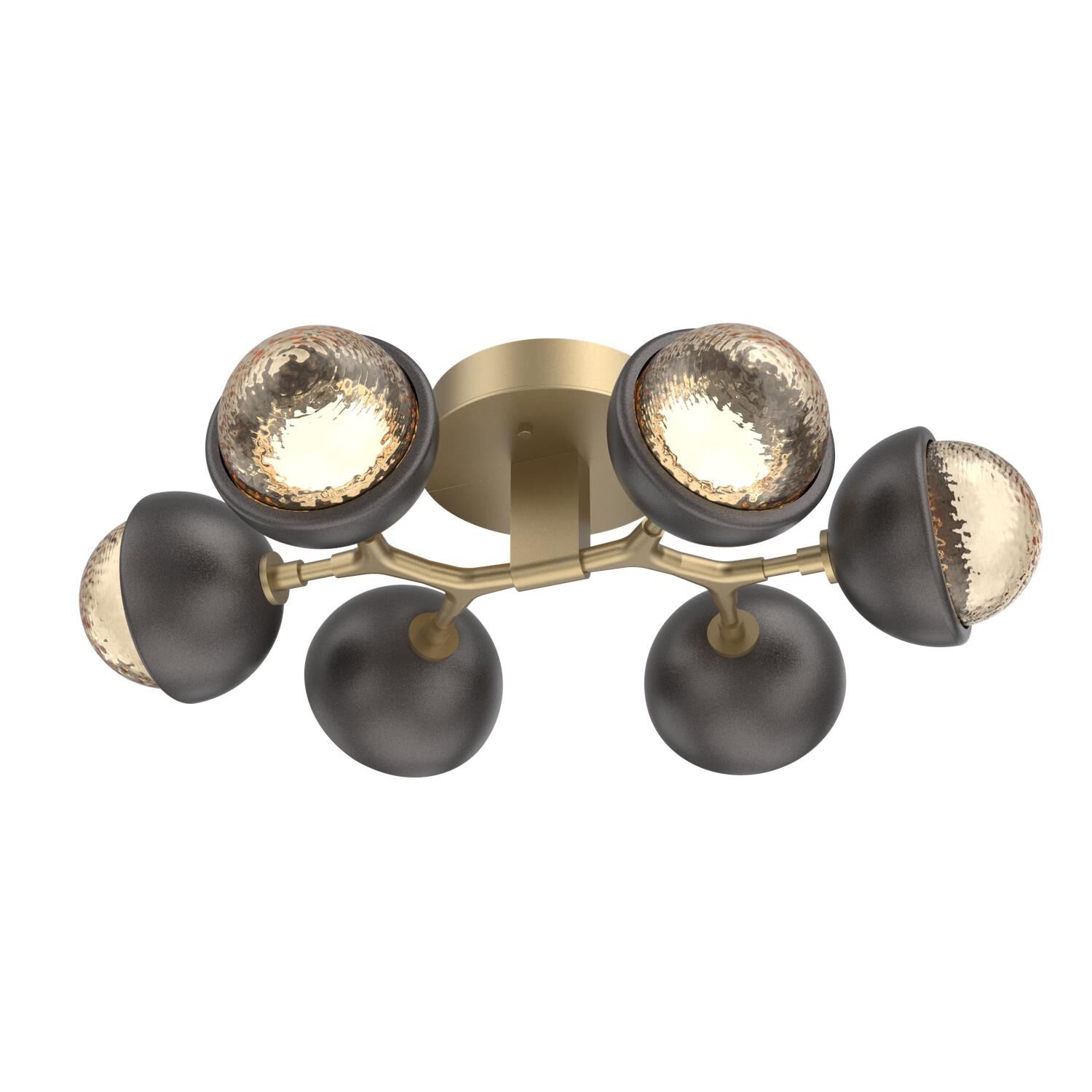 Levi Wilson Cabochon 27 Inch Flush Mount by Hammerton Studio