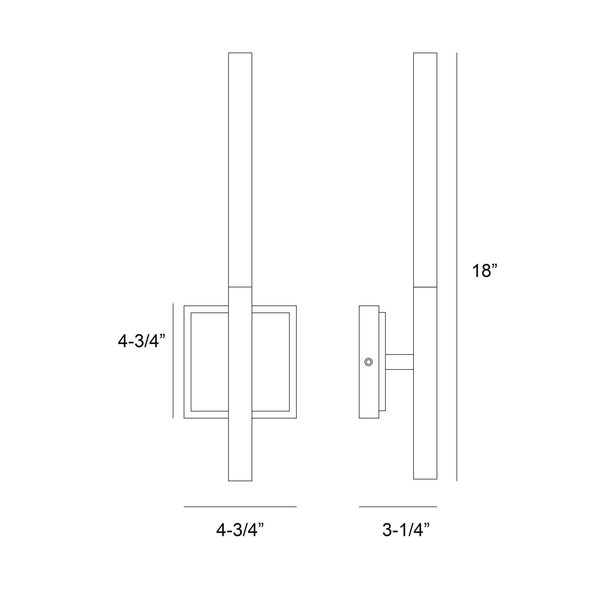 Benicio 18 Inch 2 Light LED Bath Vanity Light by Eurofase Lighting