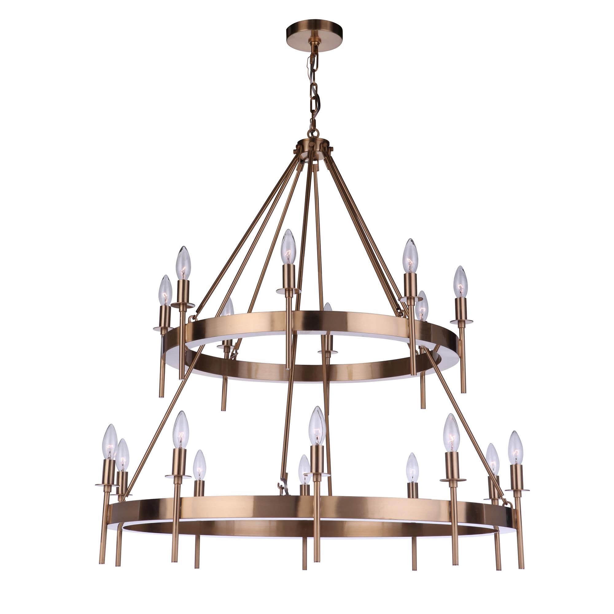 Shown in Satin Brass finish