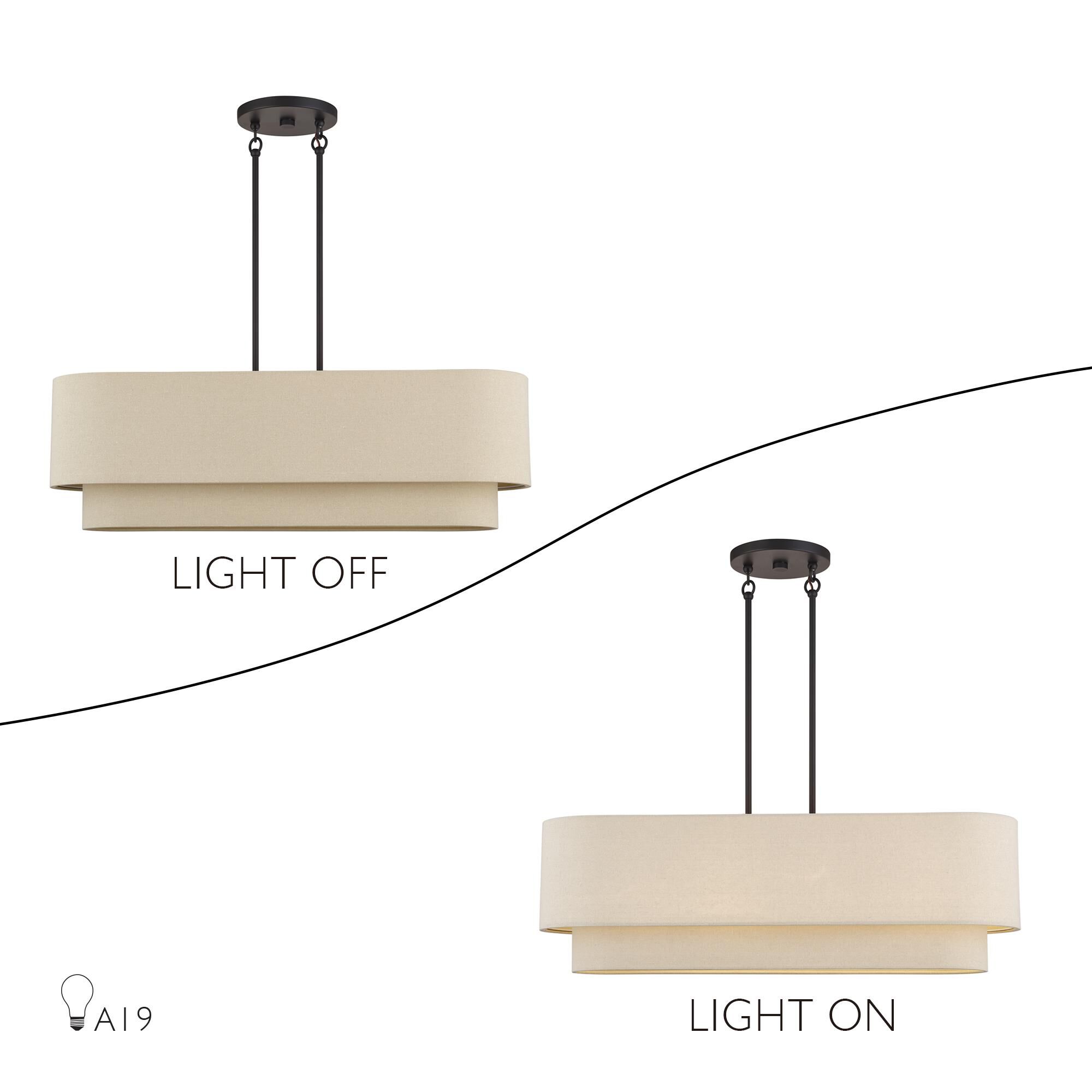 Bellingham 36 Inch Linear Suspension Light by Livex Lighting