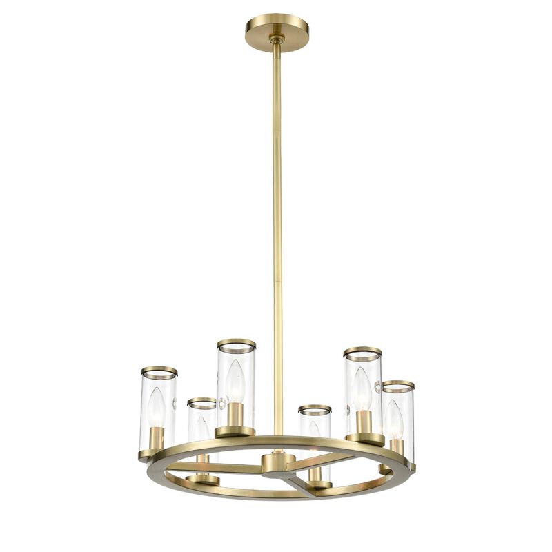 Revolve 6 Light Mini Chandelier by Alora Lighting