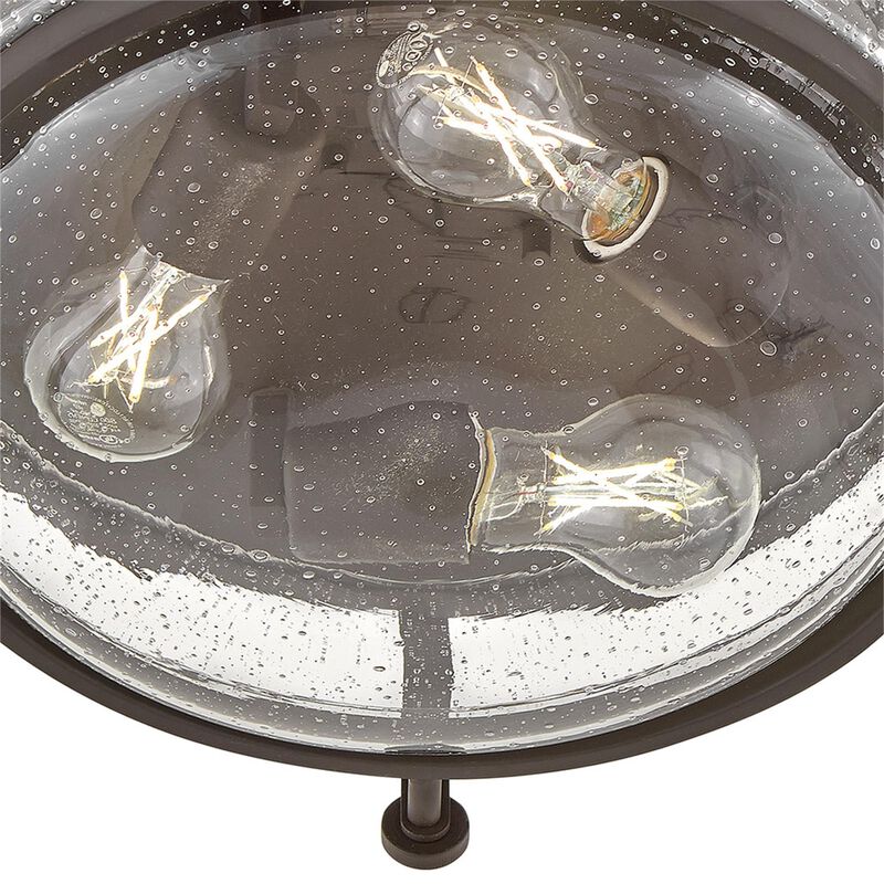 Harper 16 Inch 3 Light Flush Mount by Hinkley
