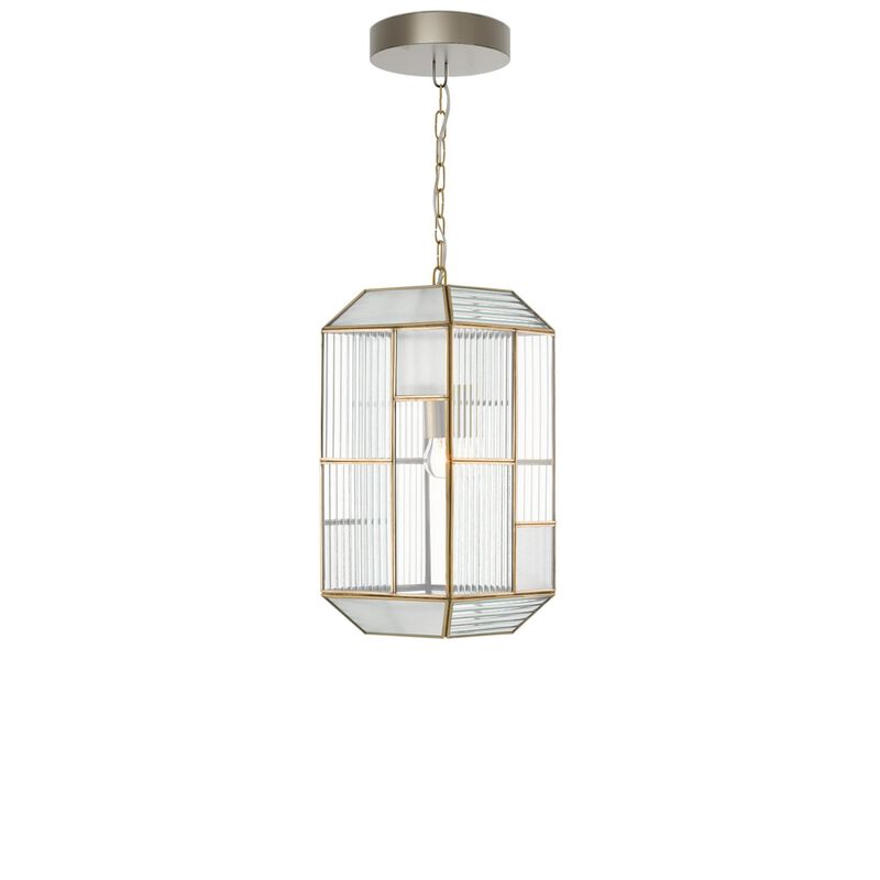 Currey and Company Bardolph 8 Inch Cage Pendant